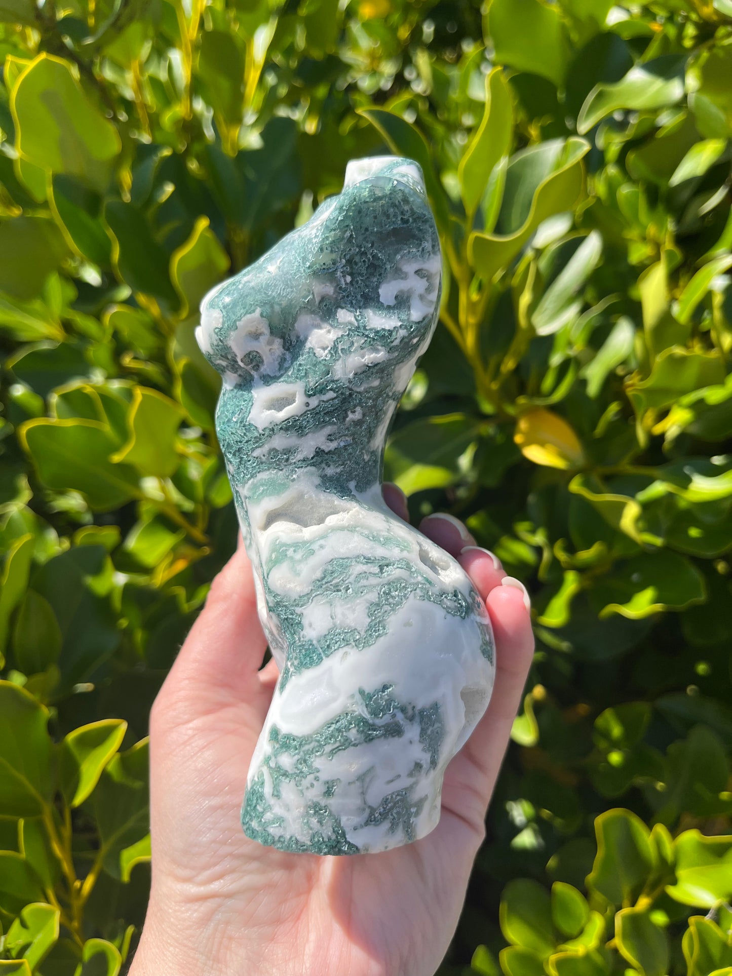 Moss Agate Body (685g)