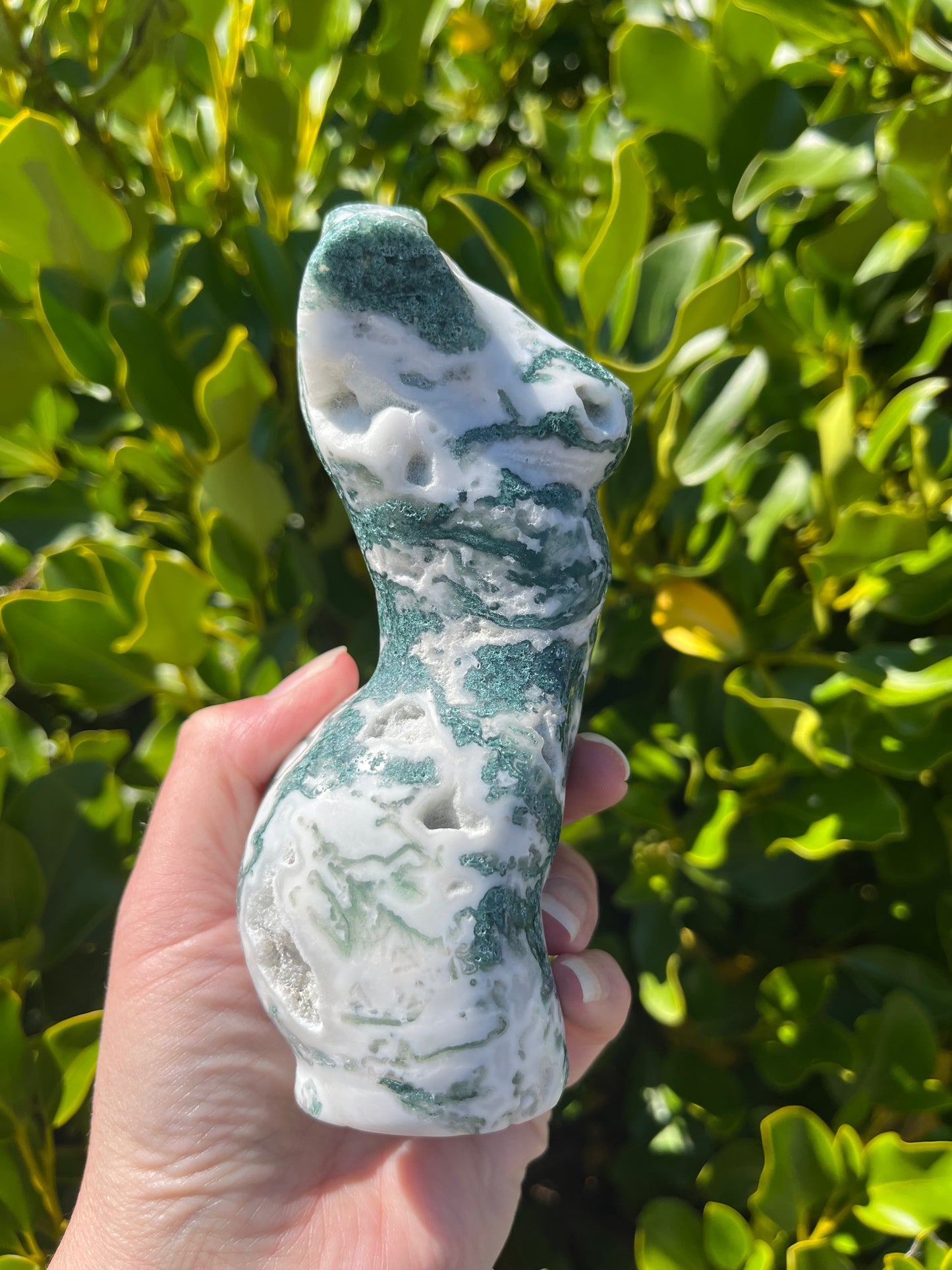 Moss Agate Body (685g)