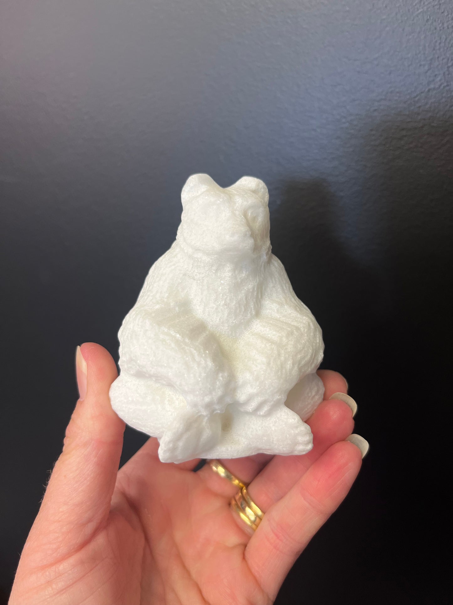 White Jade Polar Bear (340g)