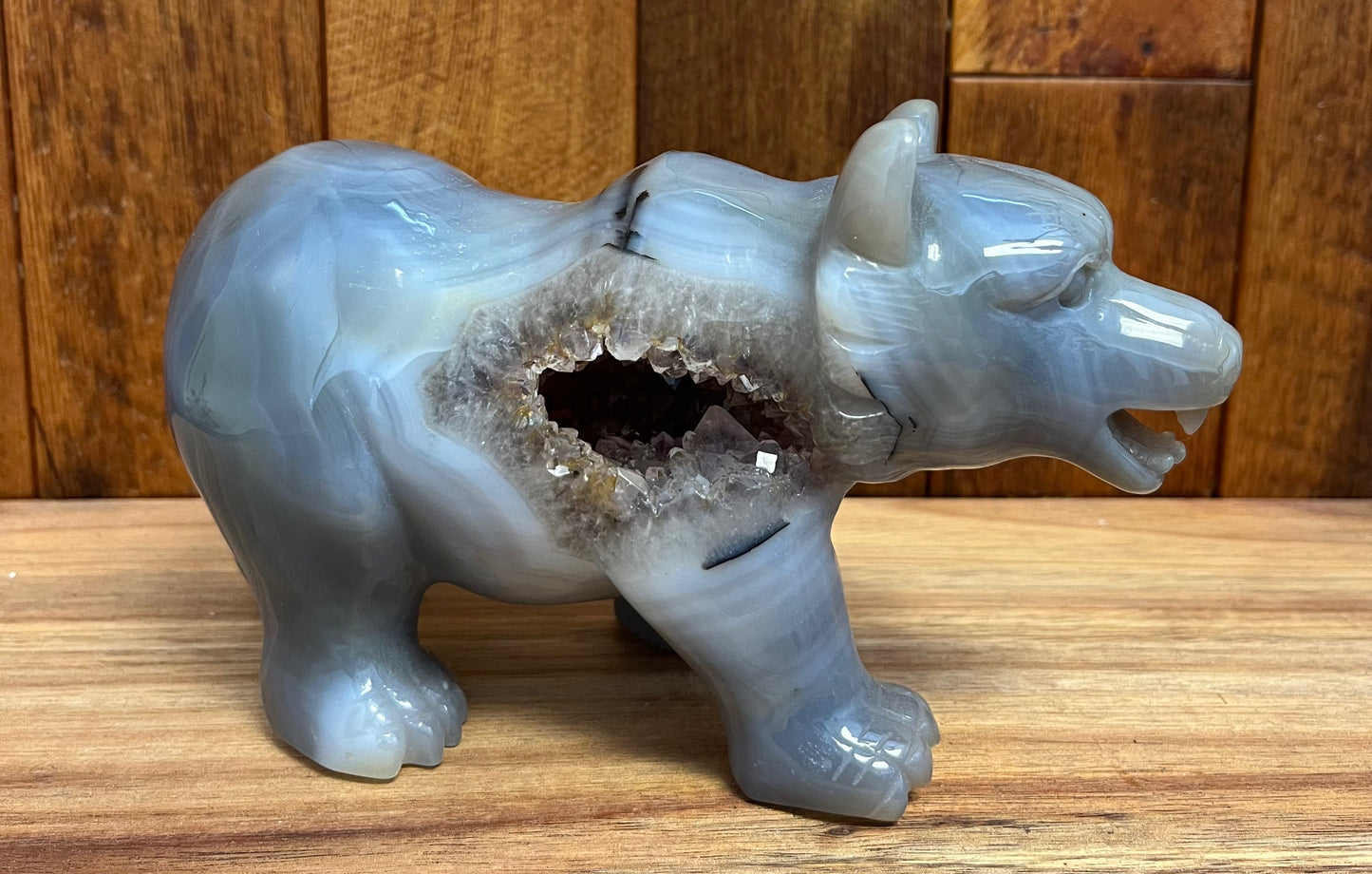 Agate Bear (1156g)