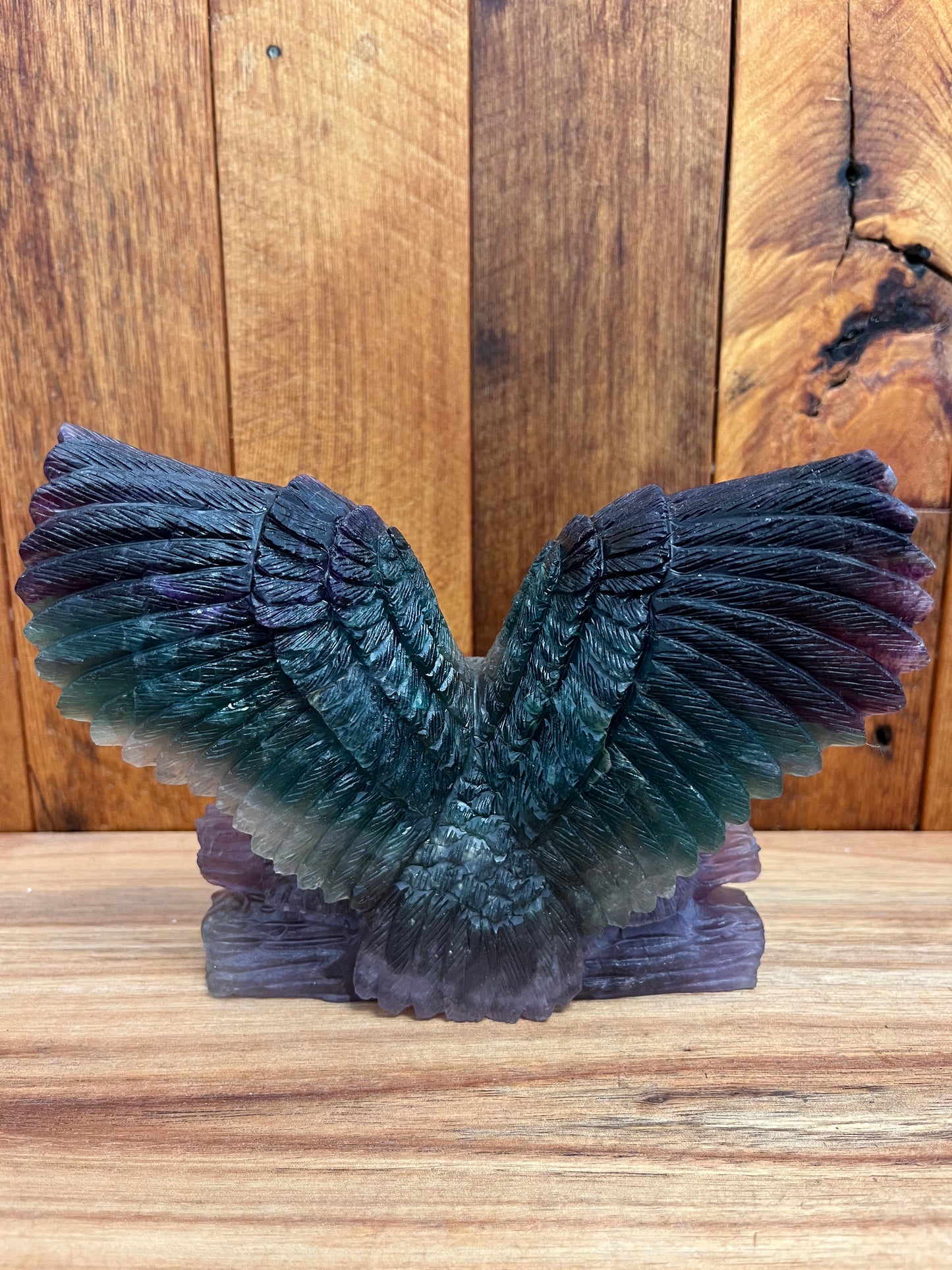 Fluorite Owls (1043g)