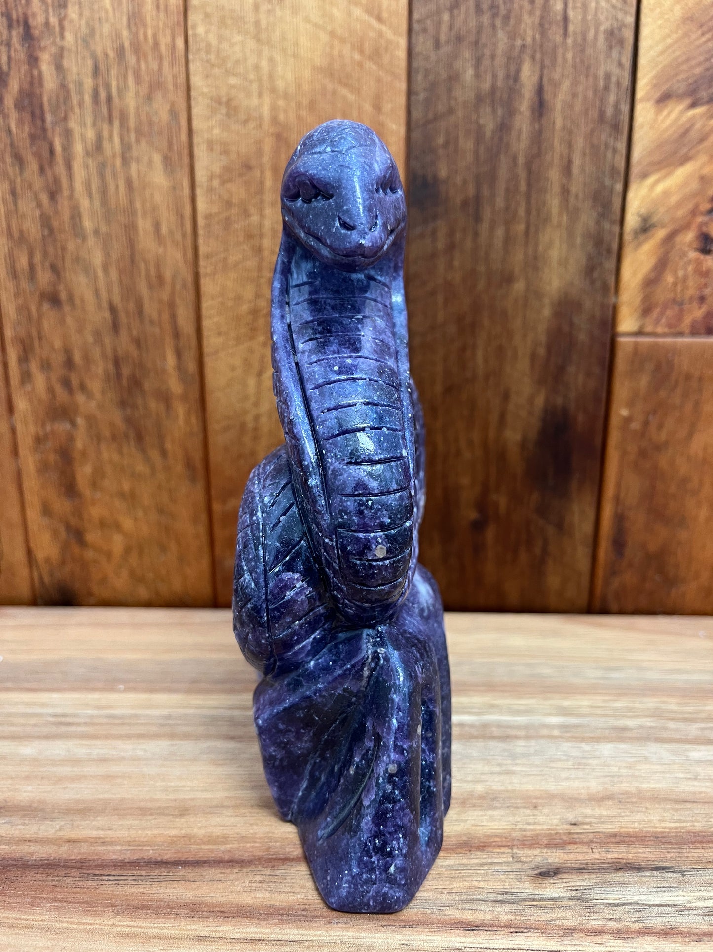 Lepidolite Snake (706g)