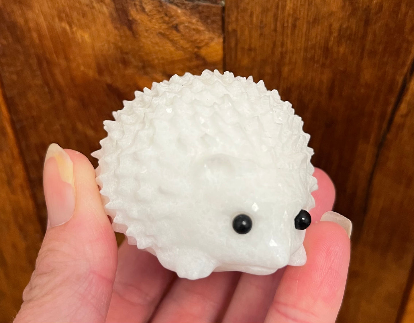 White Jade Hedgehog (171g)