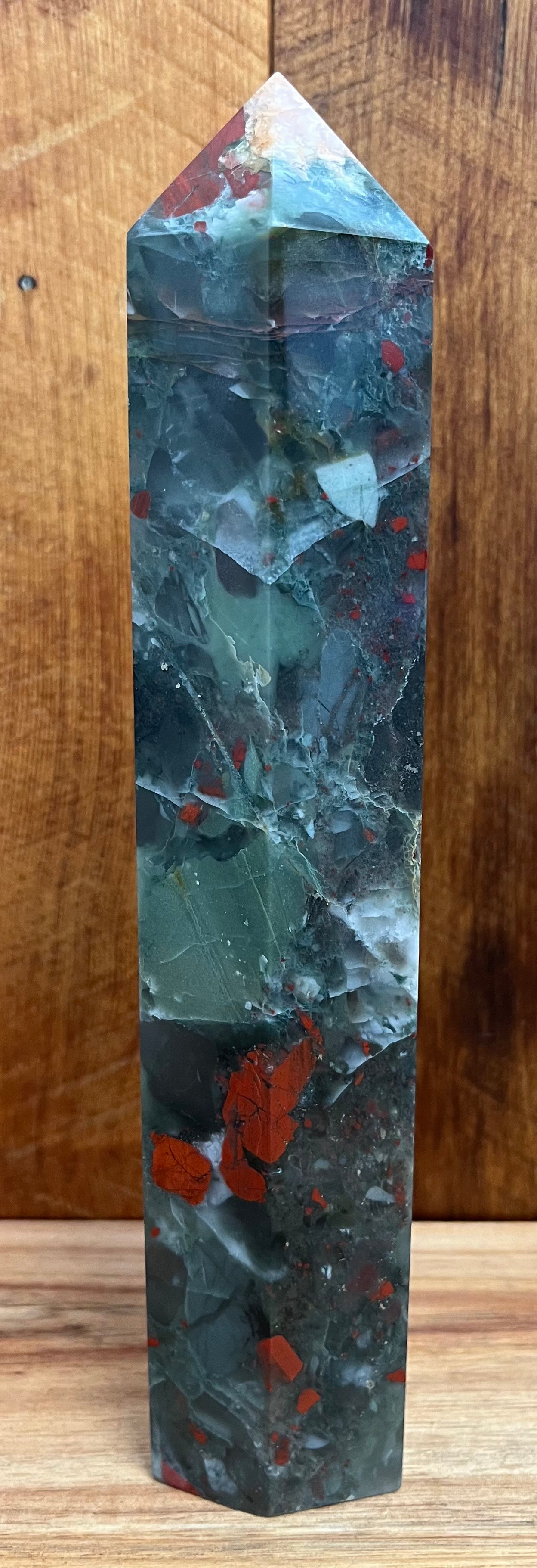 African Bloodstone Tower (1103g)