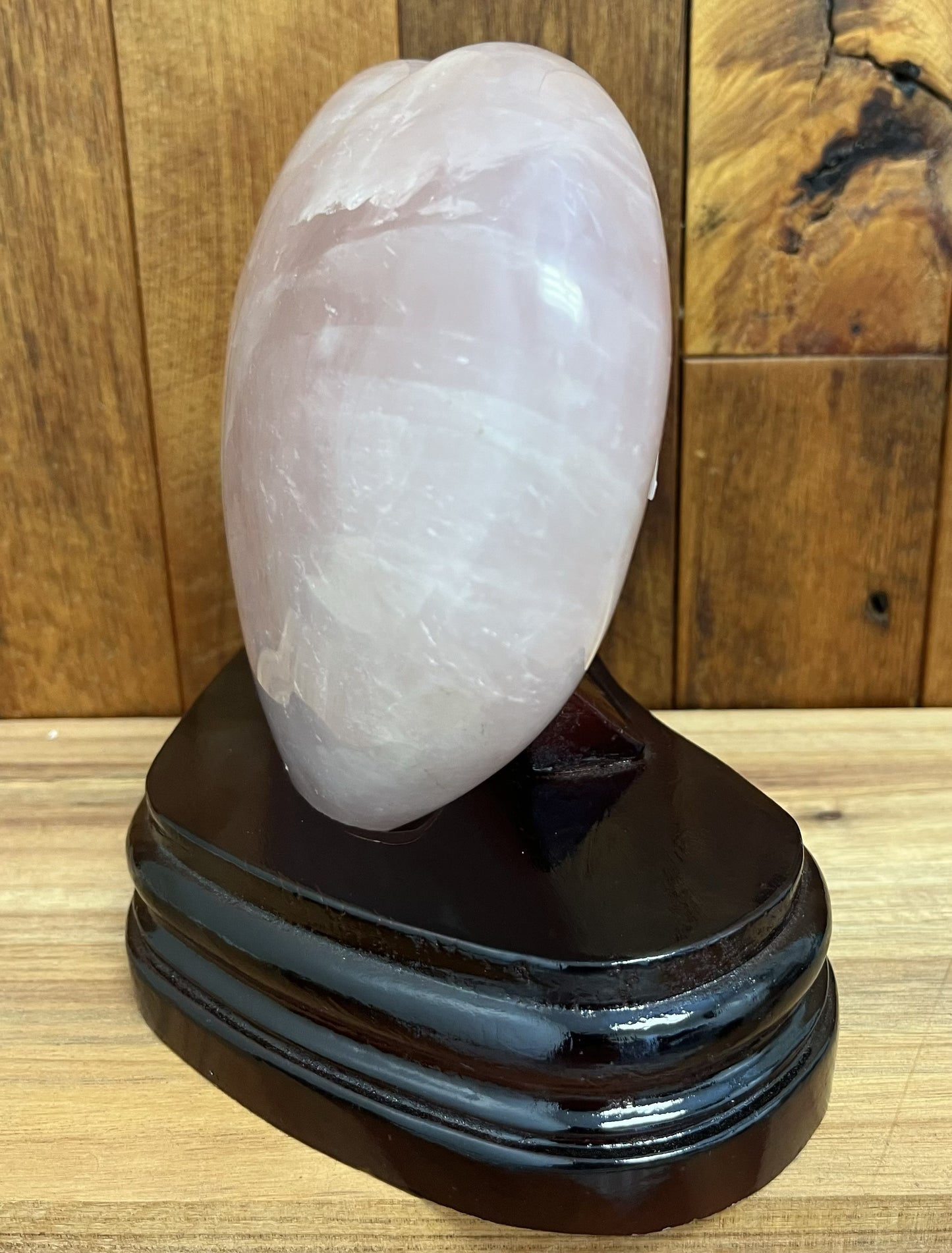 Rose Quartz Heart with Stand (2274g)