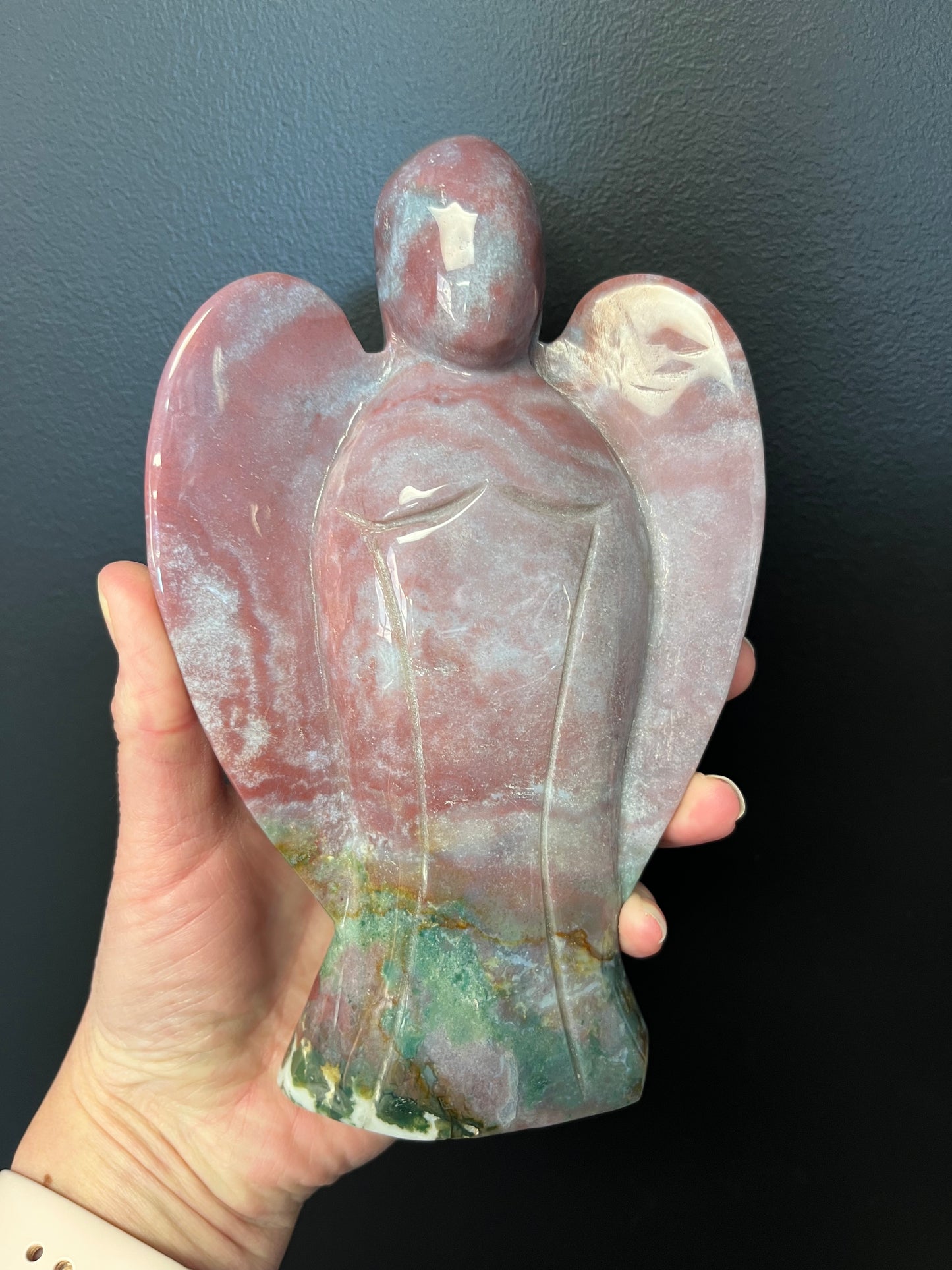 Ocean Jasper Angel (987g)