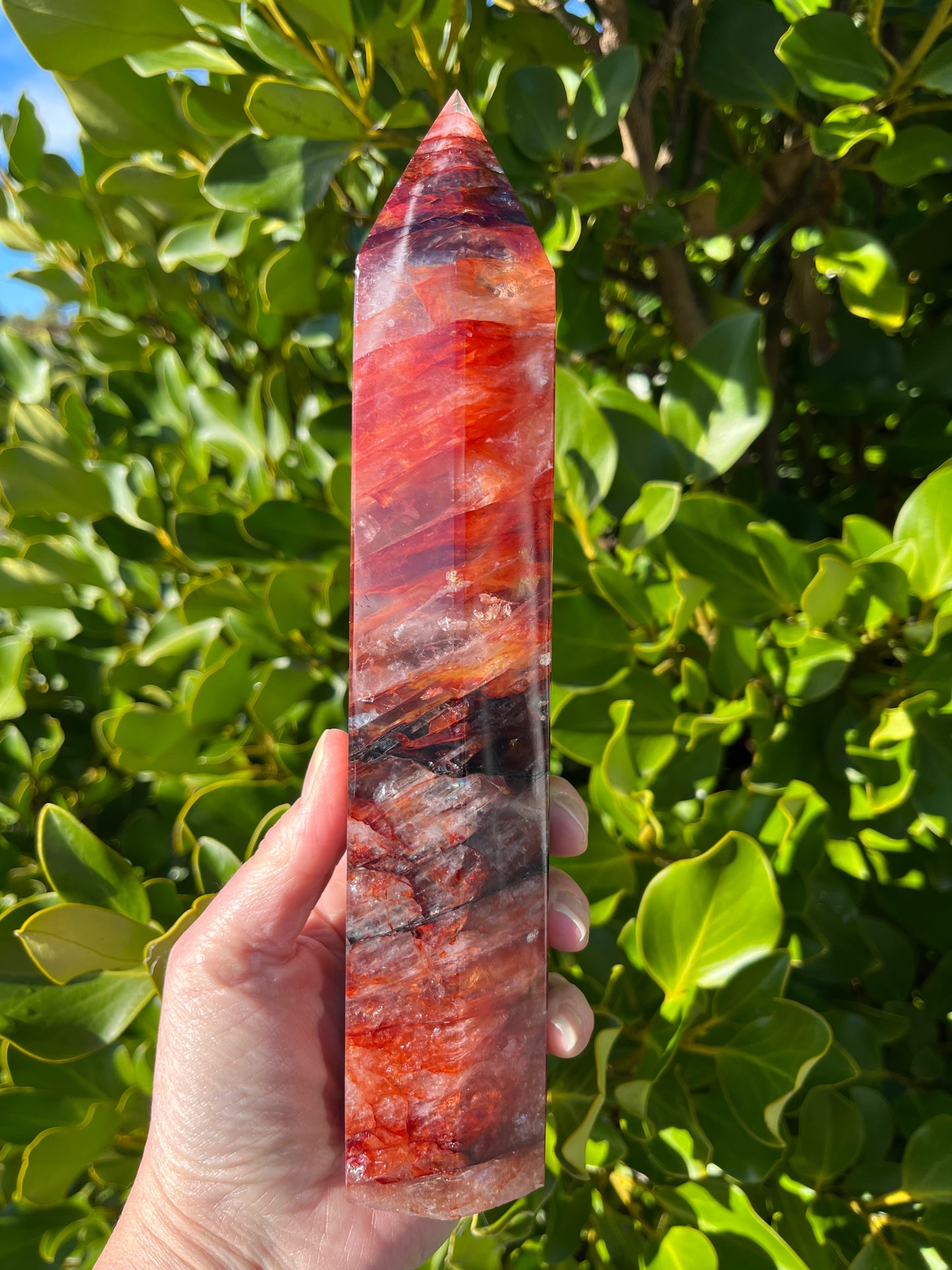 Fire Quartz Tower (939g)