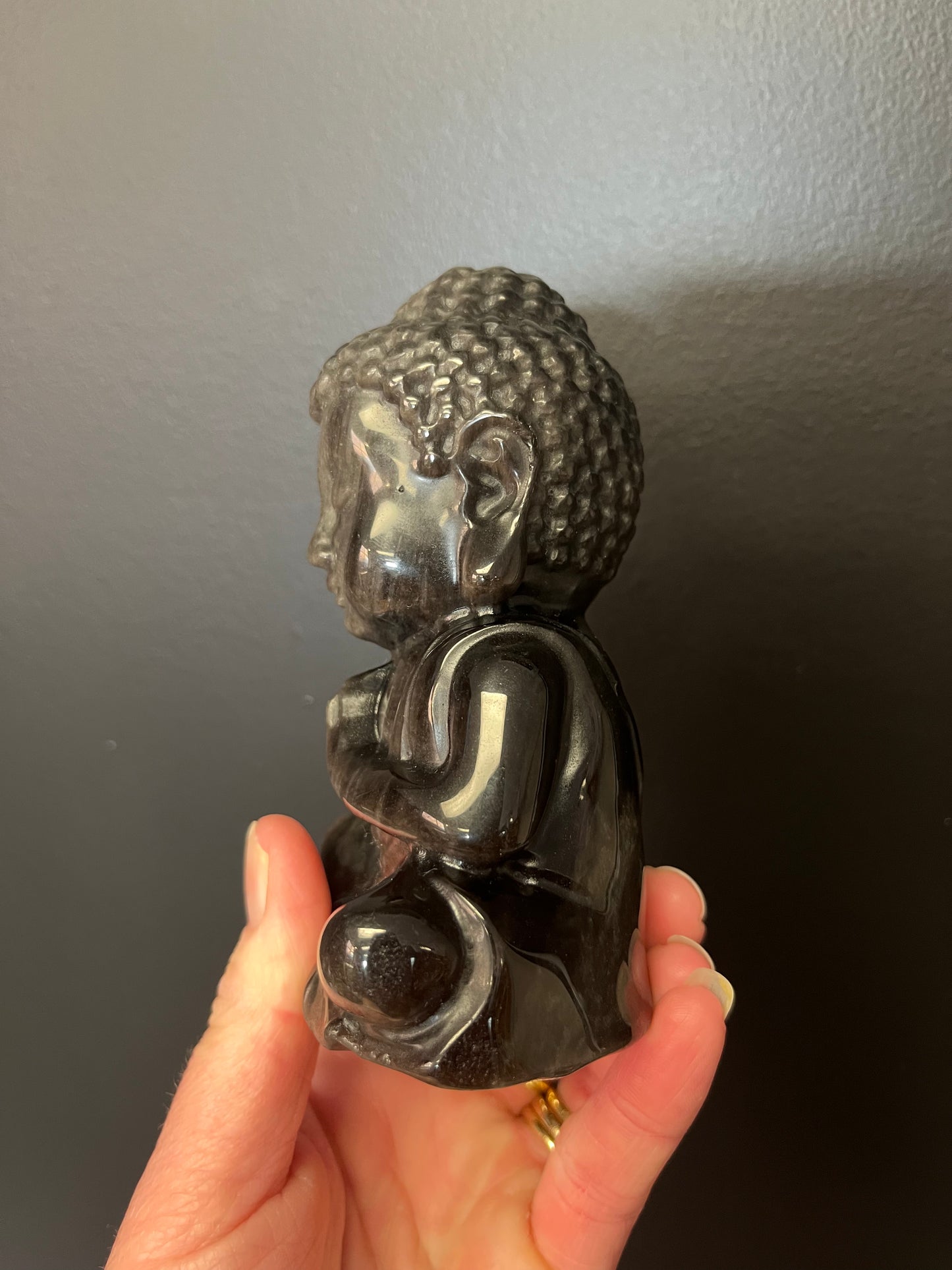 Obsidian Sheen Buddha (485g)
