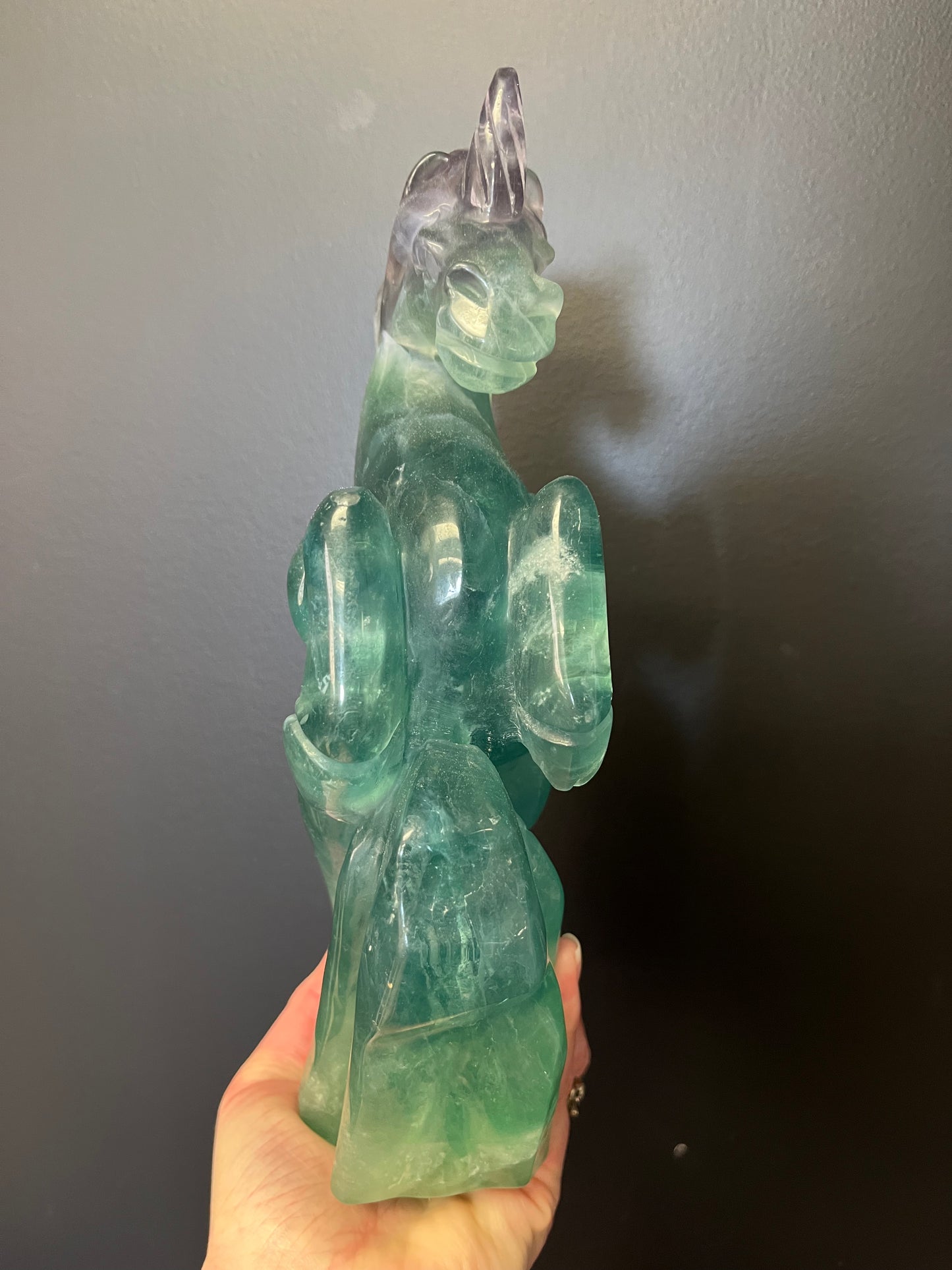 Fluorite Unicorn (2802g)