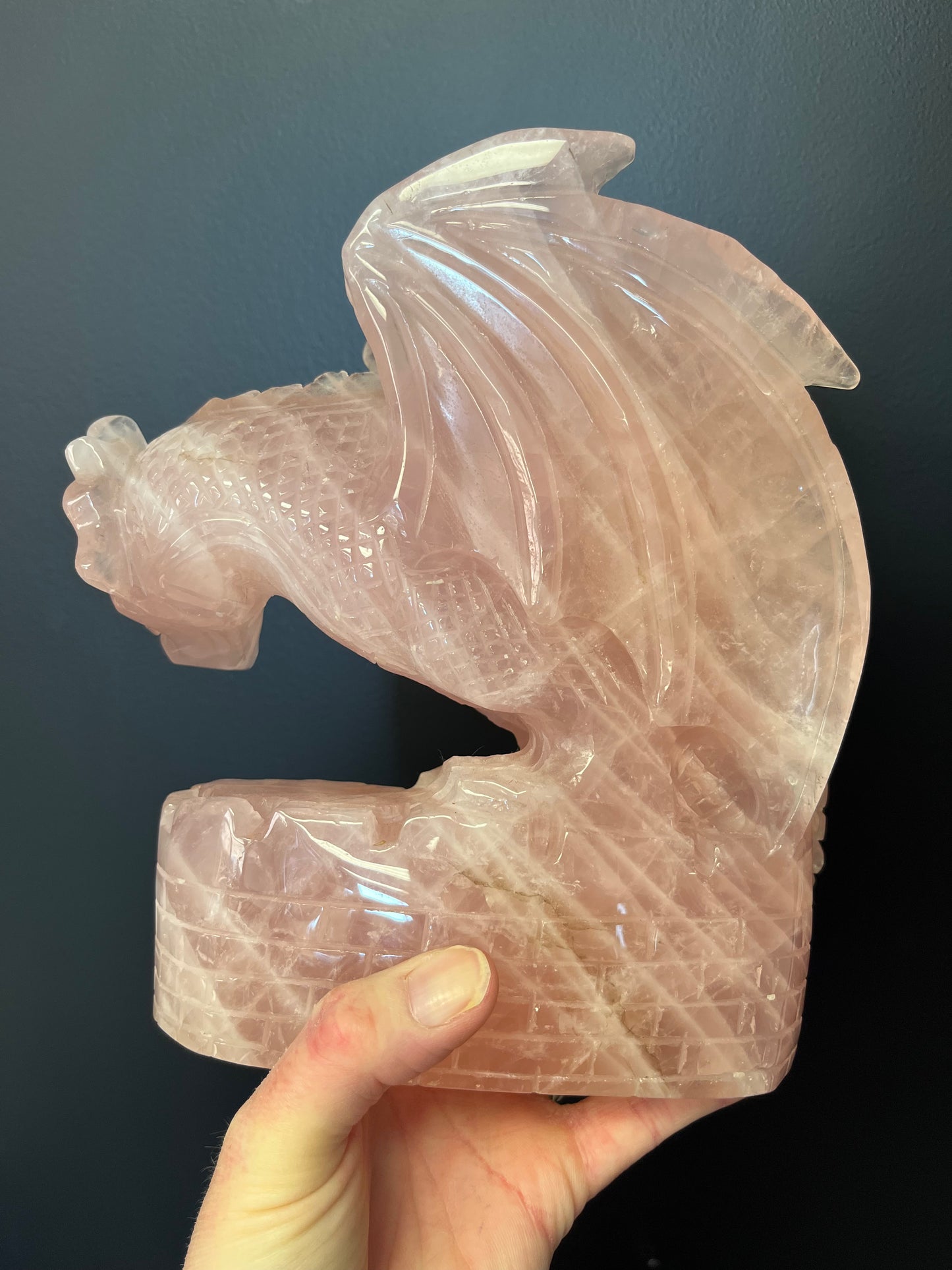 Rose Quartz Dragon (3011g)