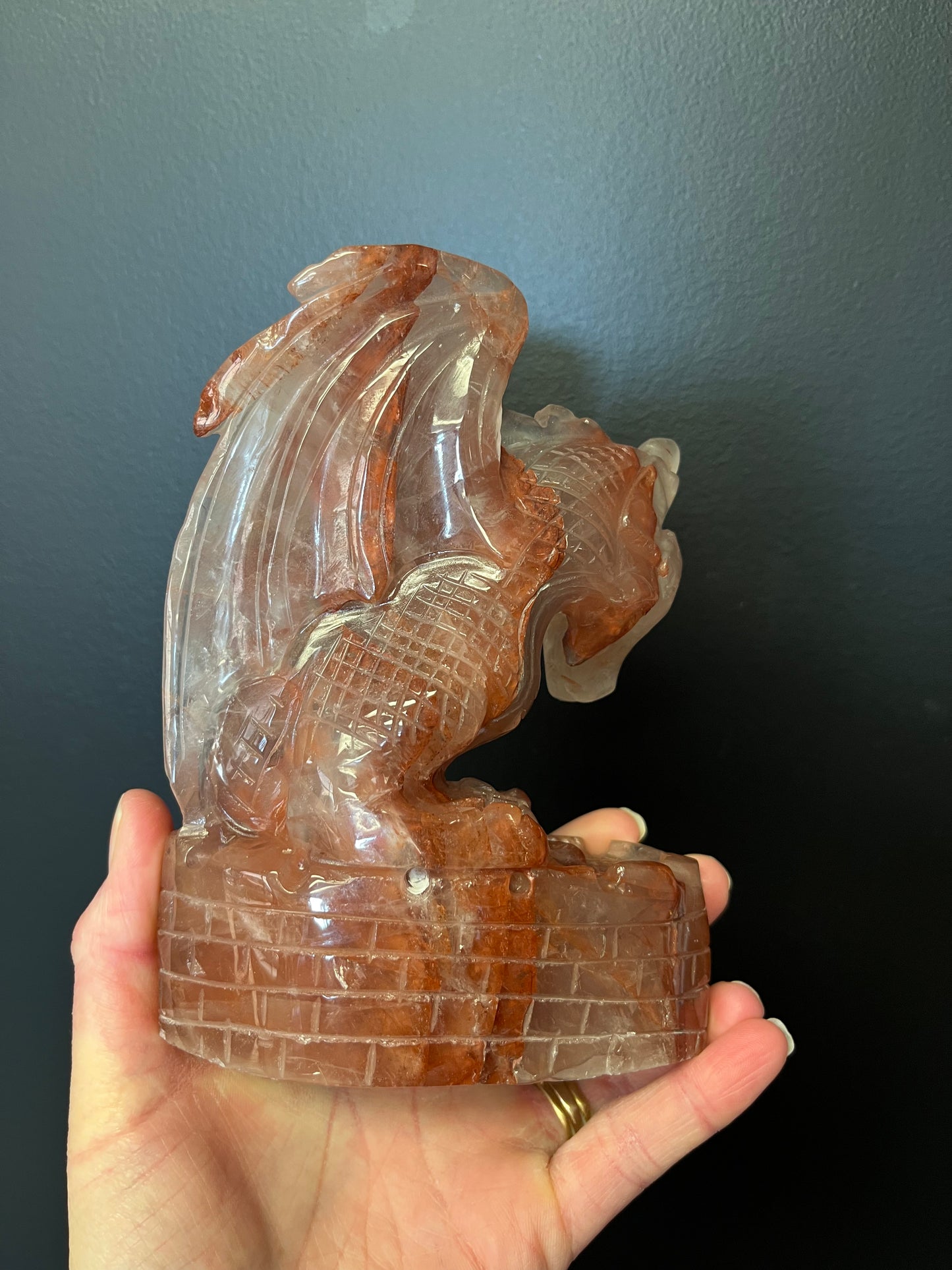 Fire Quartz Dragon (977g)