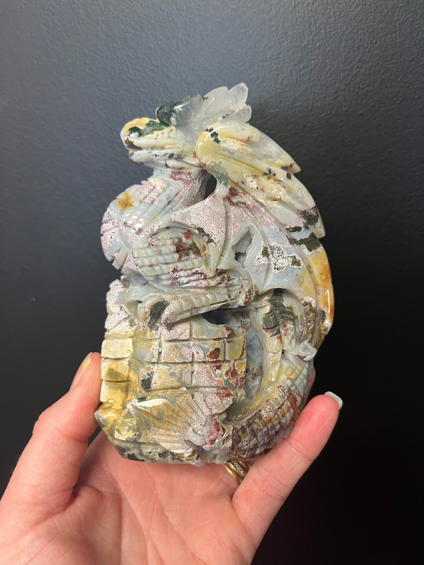 Ocean Jasper Dragon (601g)