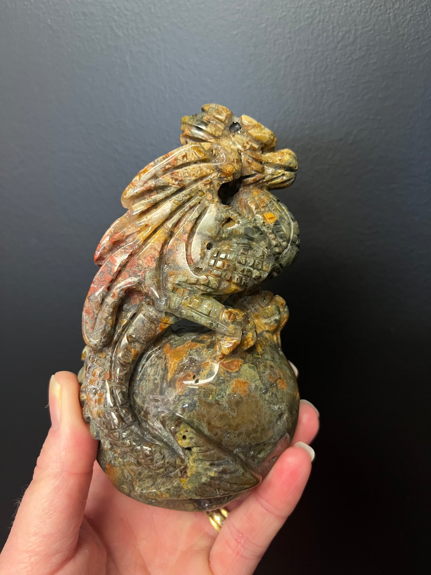 Ocean Jasper Dragon (404g)