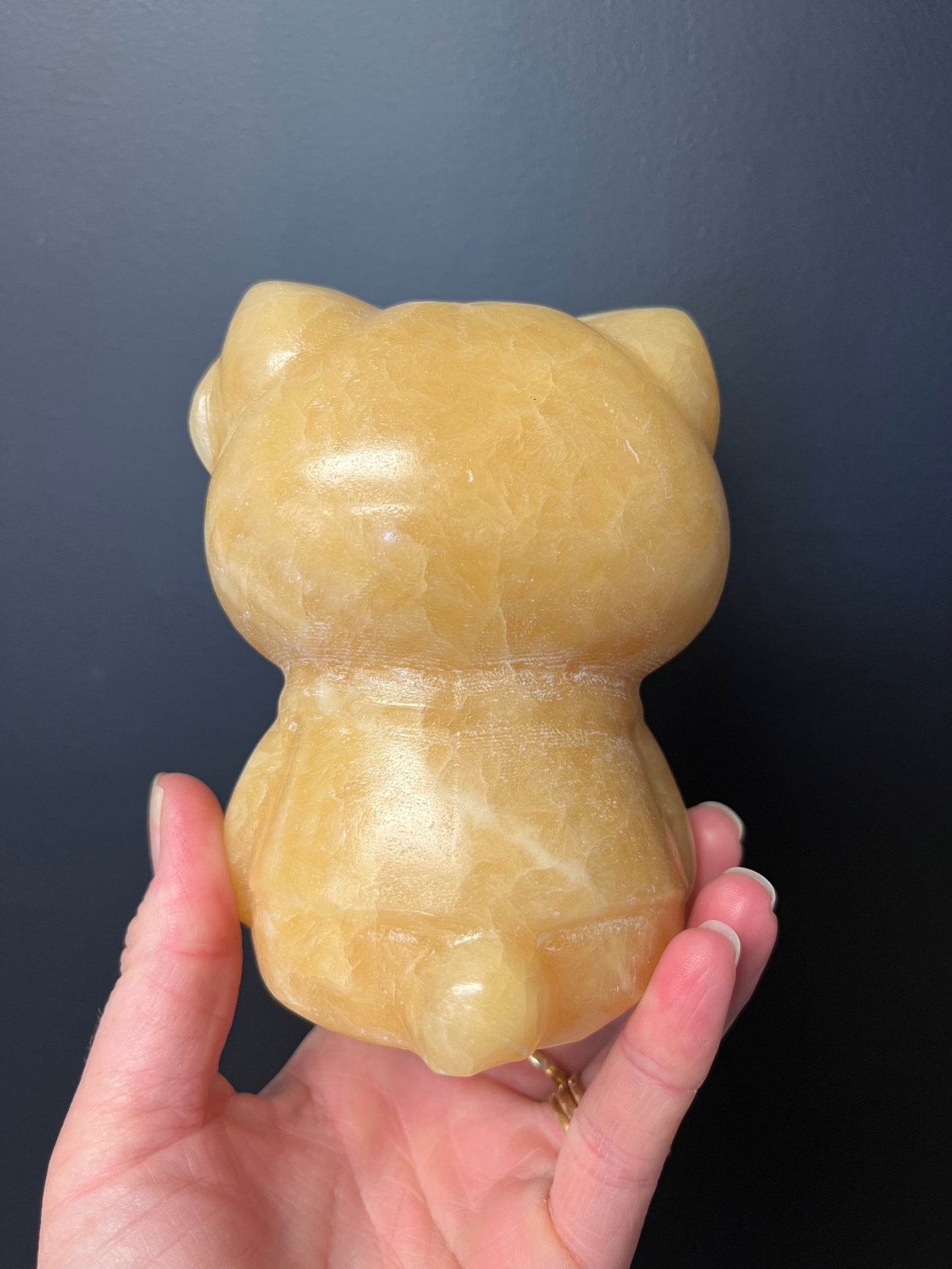 Orange Calcite Hello Kitty (1200g)