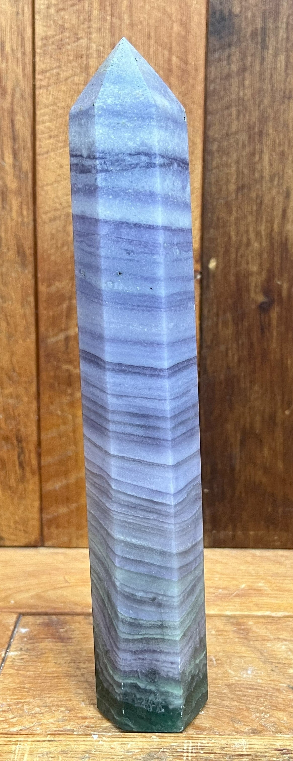 Silky Fluorite Tower (365g)