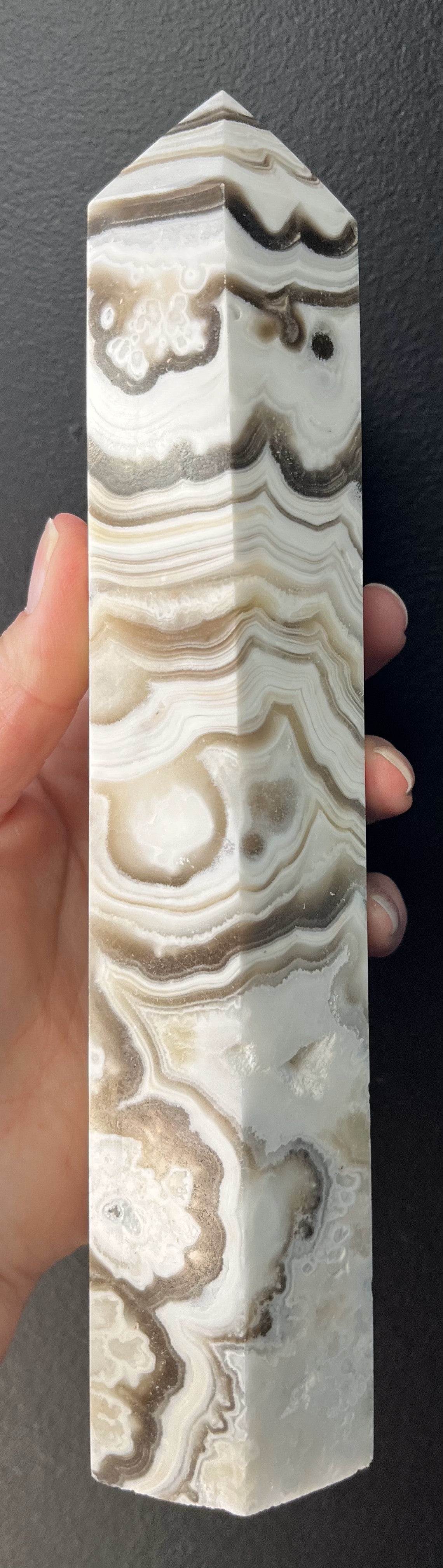 Yellow Calcite Tower (990g)