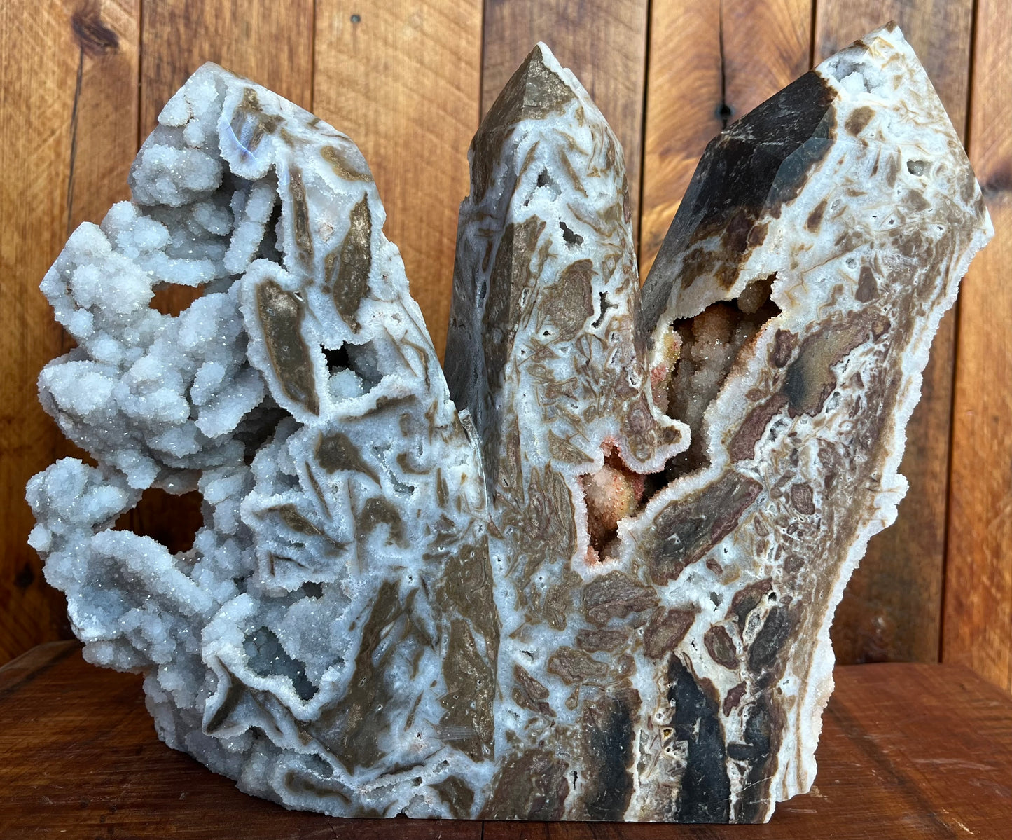 Sphalerite 3 Finger Tower (3580g)