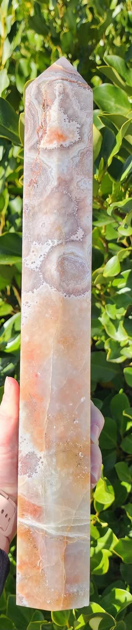 Amethyst Lace Agate Tower (3.2kgs)