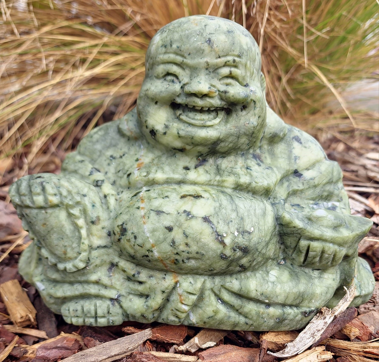 Jade Happy Buddha (3467g)