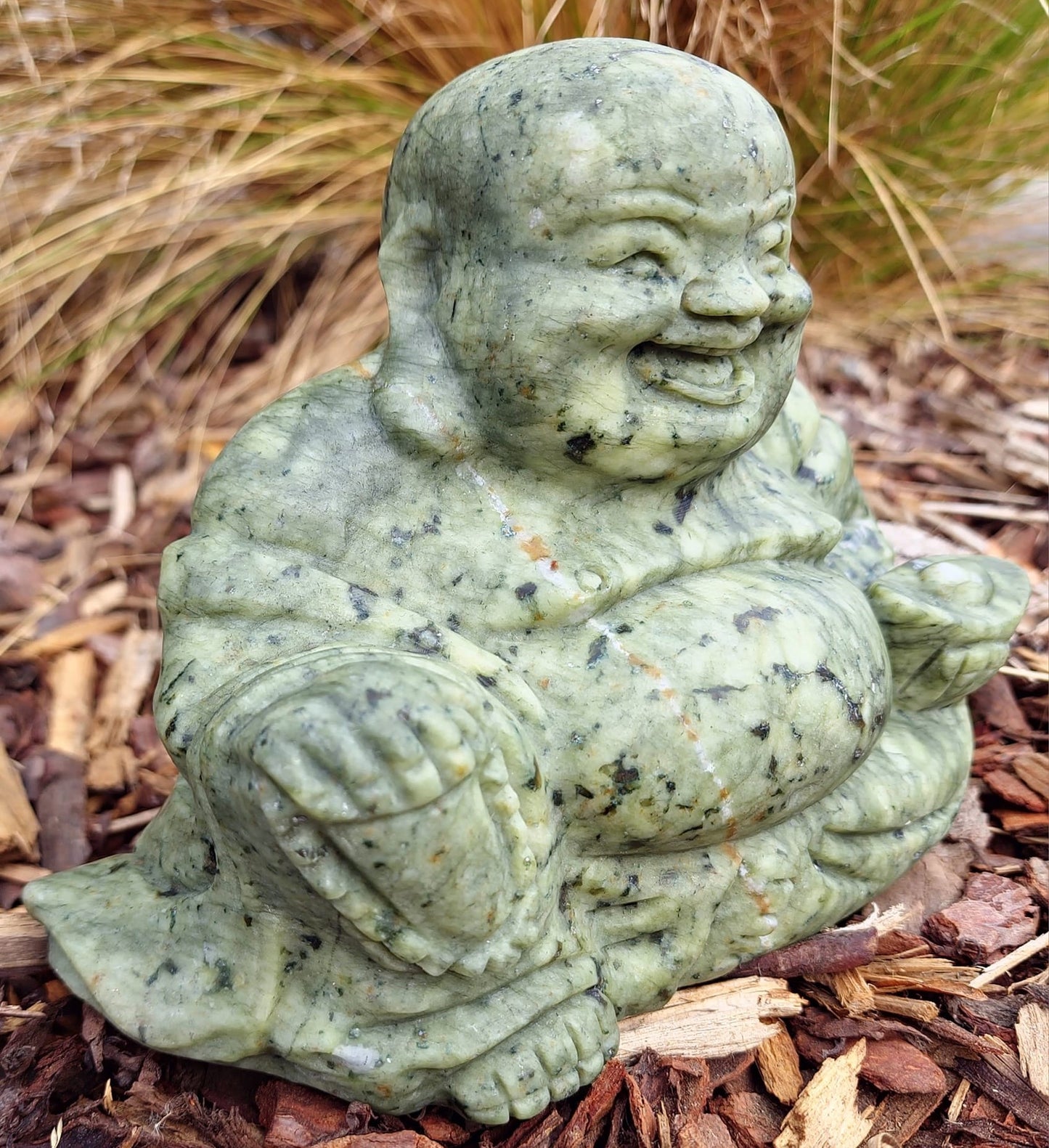 Jade Happy Buddha (3467g)