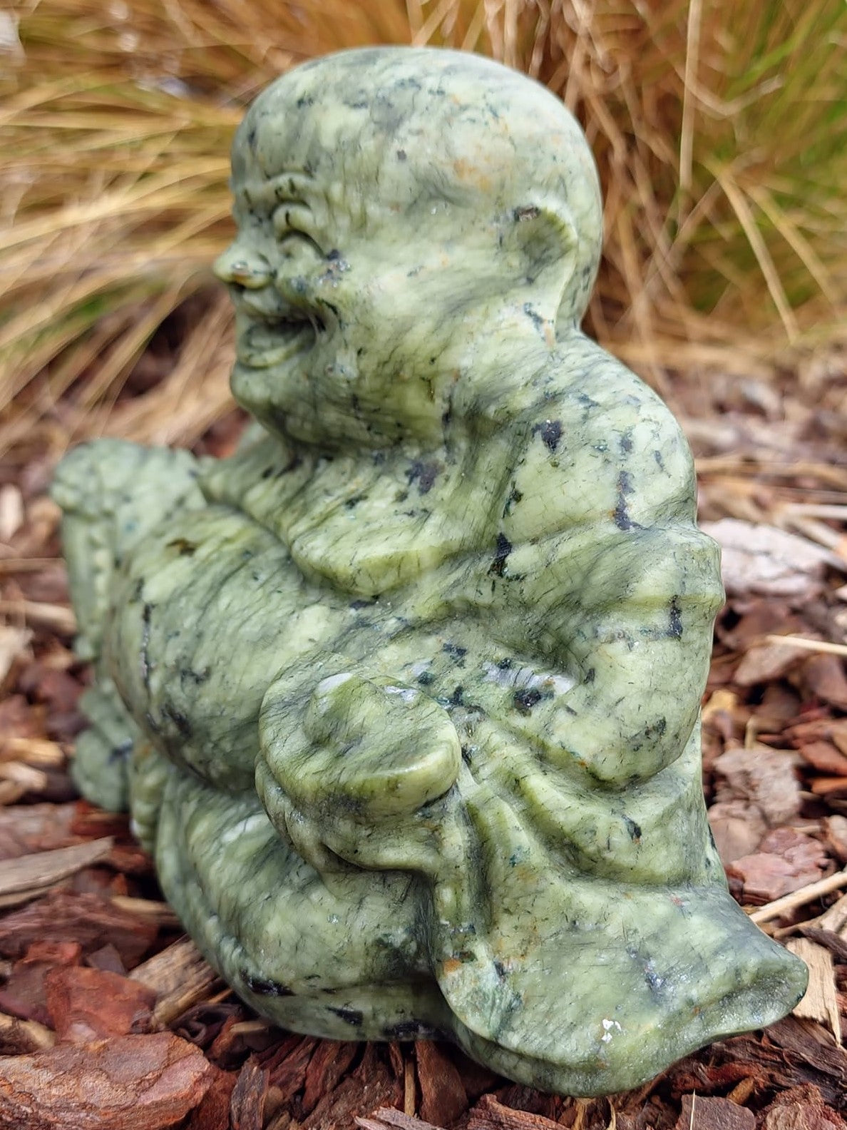 Jade Happy Buddha (3467g)