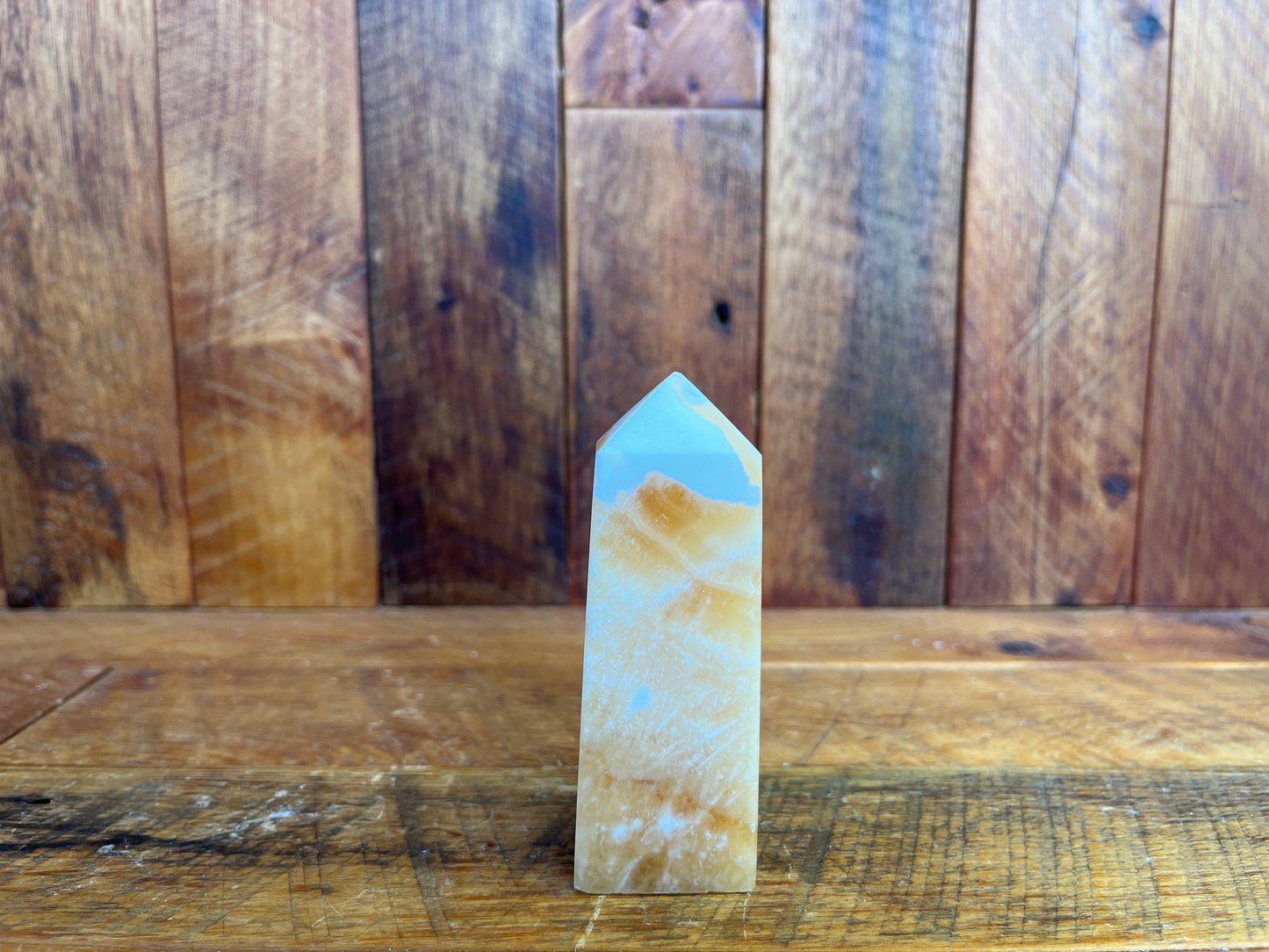 Orange Calcite Point