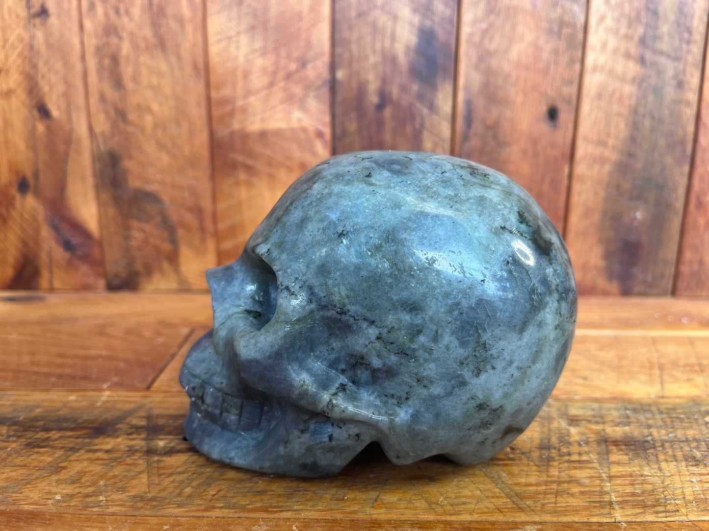 Labradorite Skull