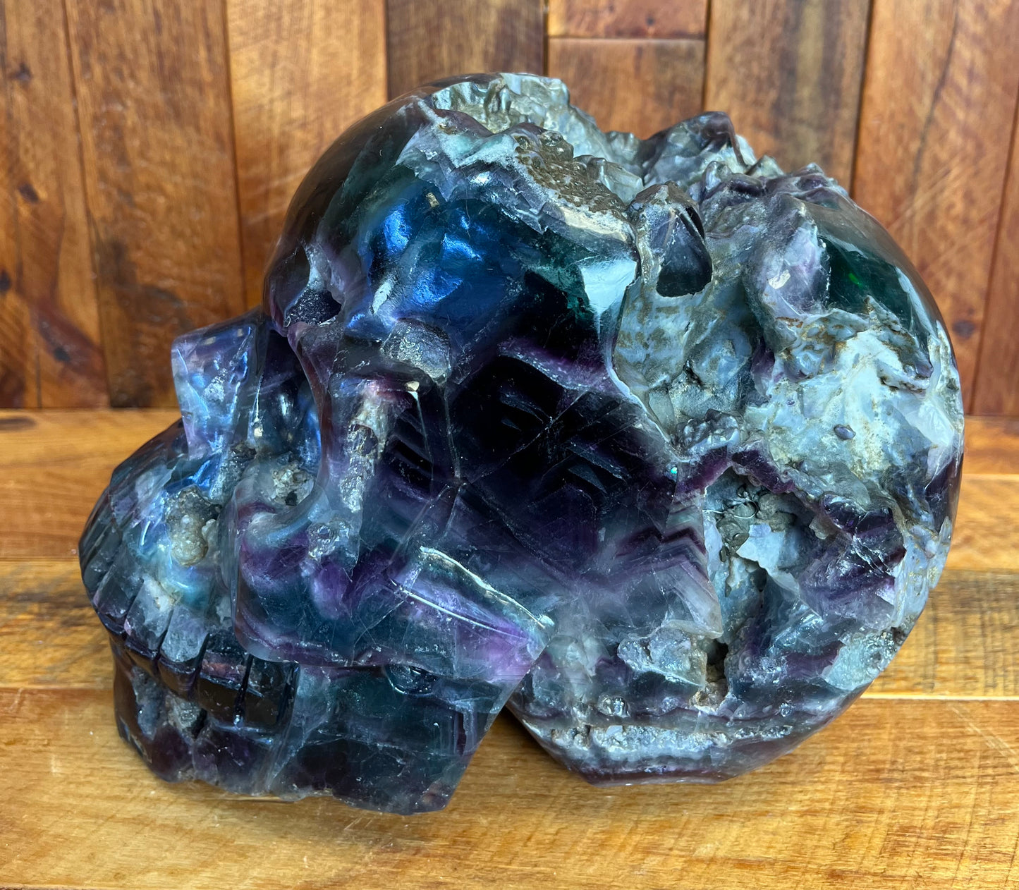 Fluorite Skull (9479g)