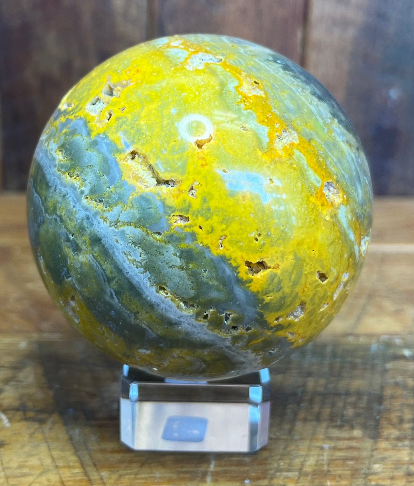 Bumblebee Jasper Sphere (606g)