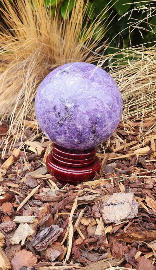 Lepidolite Sphere (3812g)