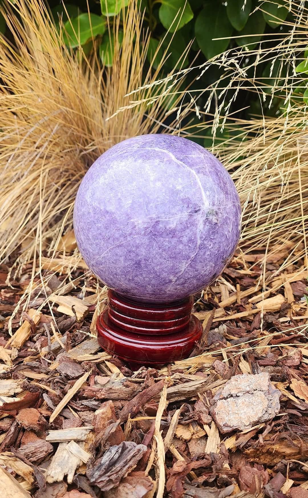 Lepidolite Sphere (3812g)