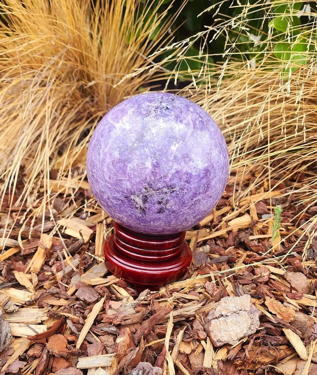 Lepidolite Sphere (3812g)