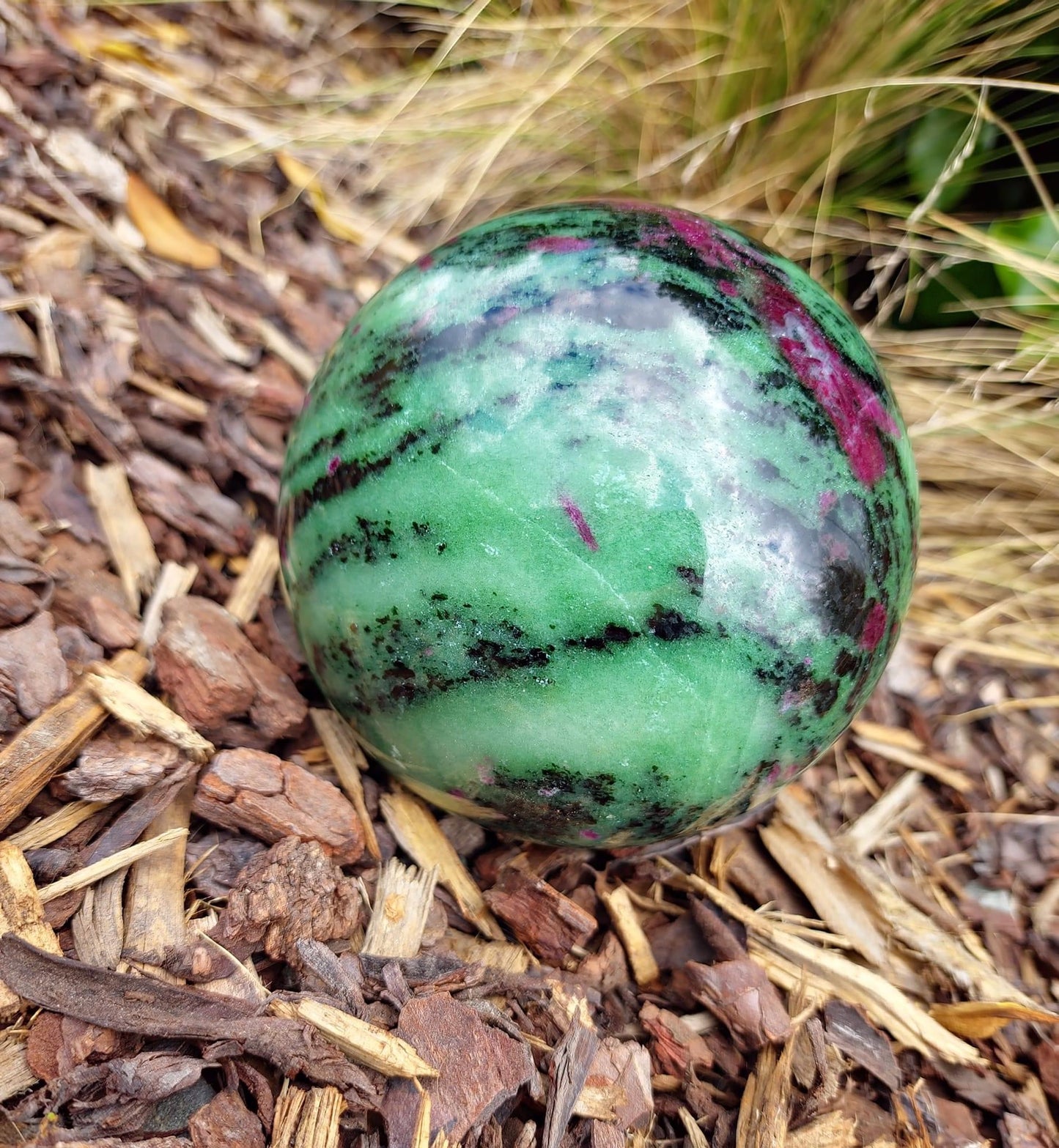 Ruby Zoisite Sphere (3464g)