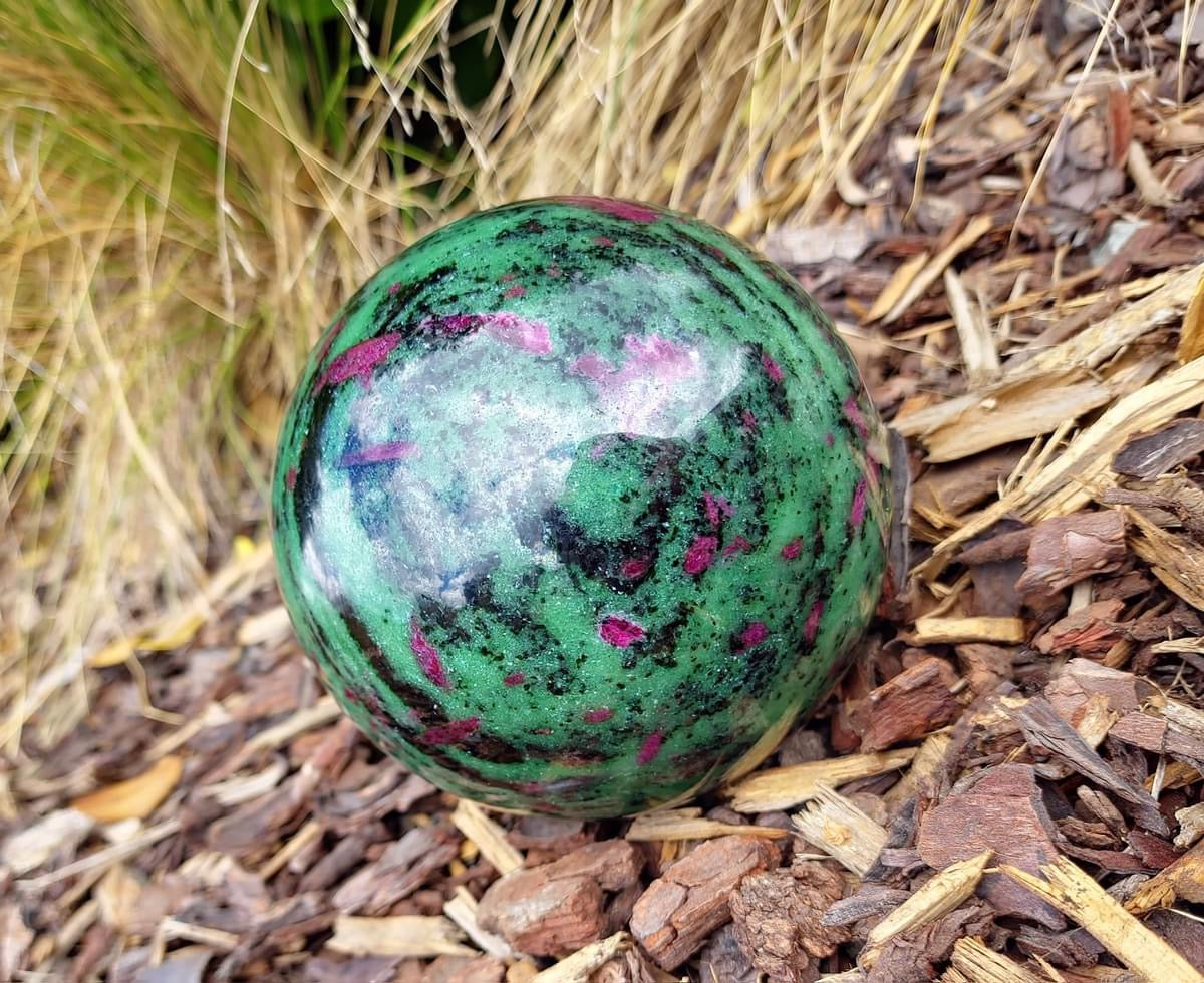 Ruby Zoisite Sphere (3464g)