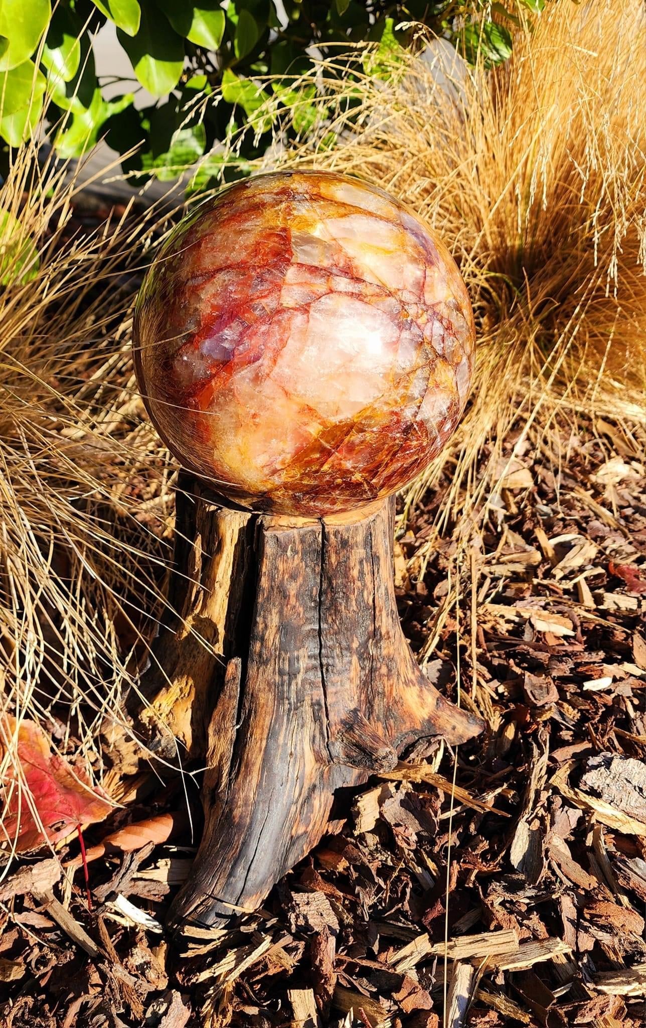 Fire Quartz Sphere (6345g)