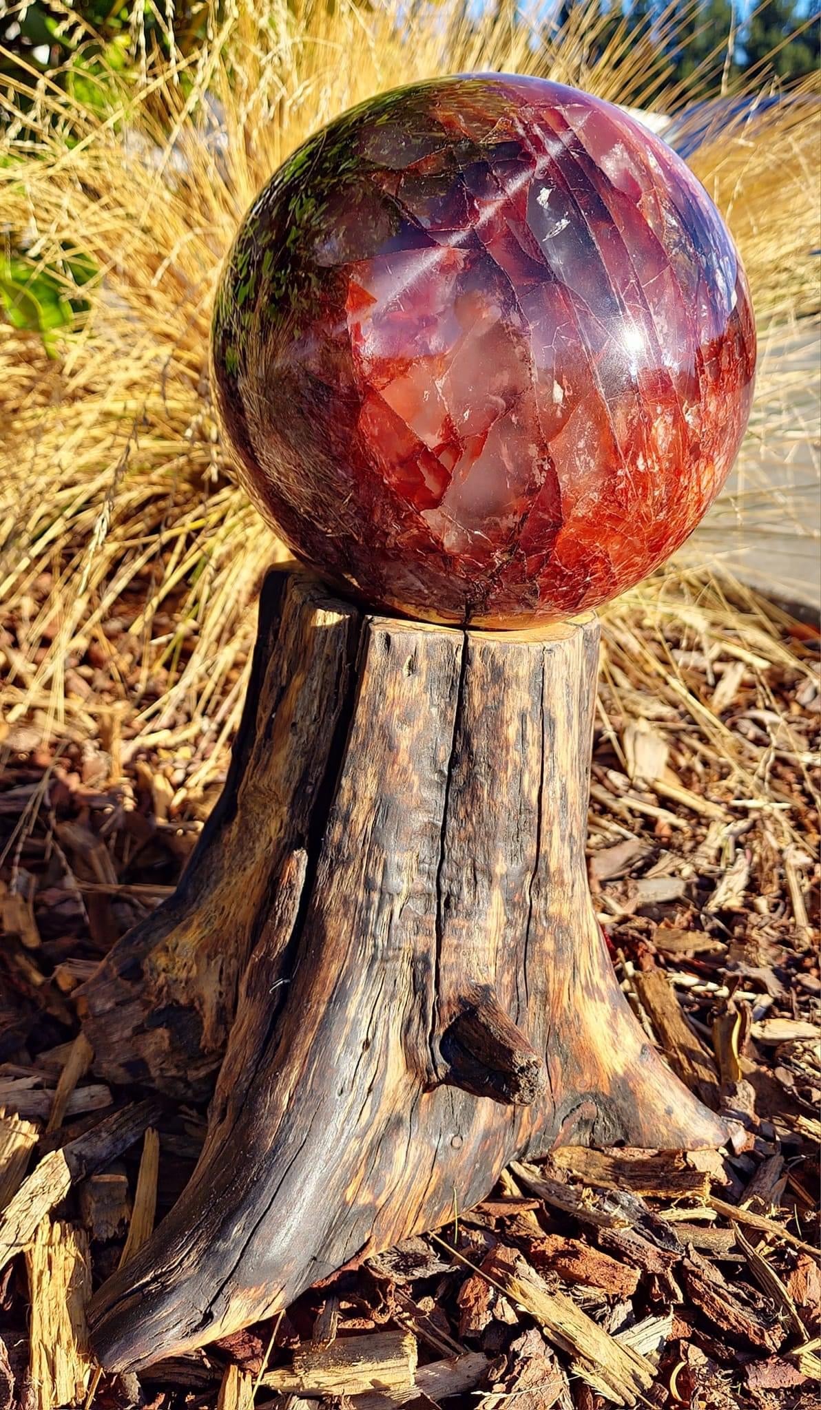 Fire Quartz Sphere (7558g)