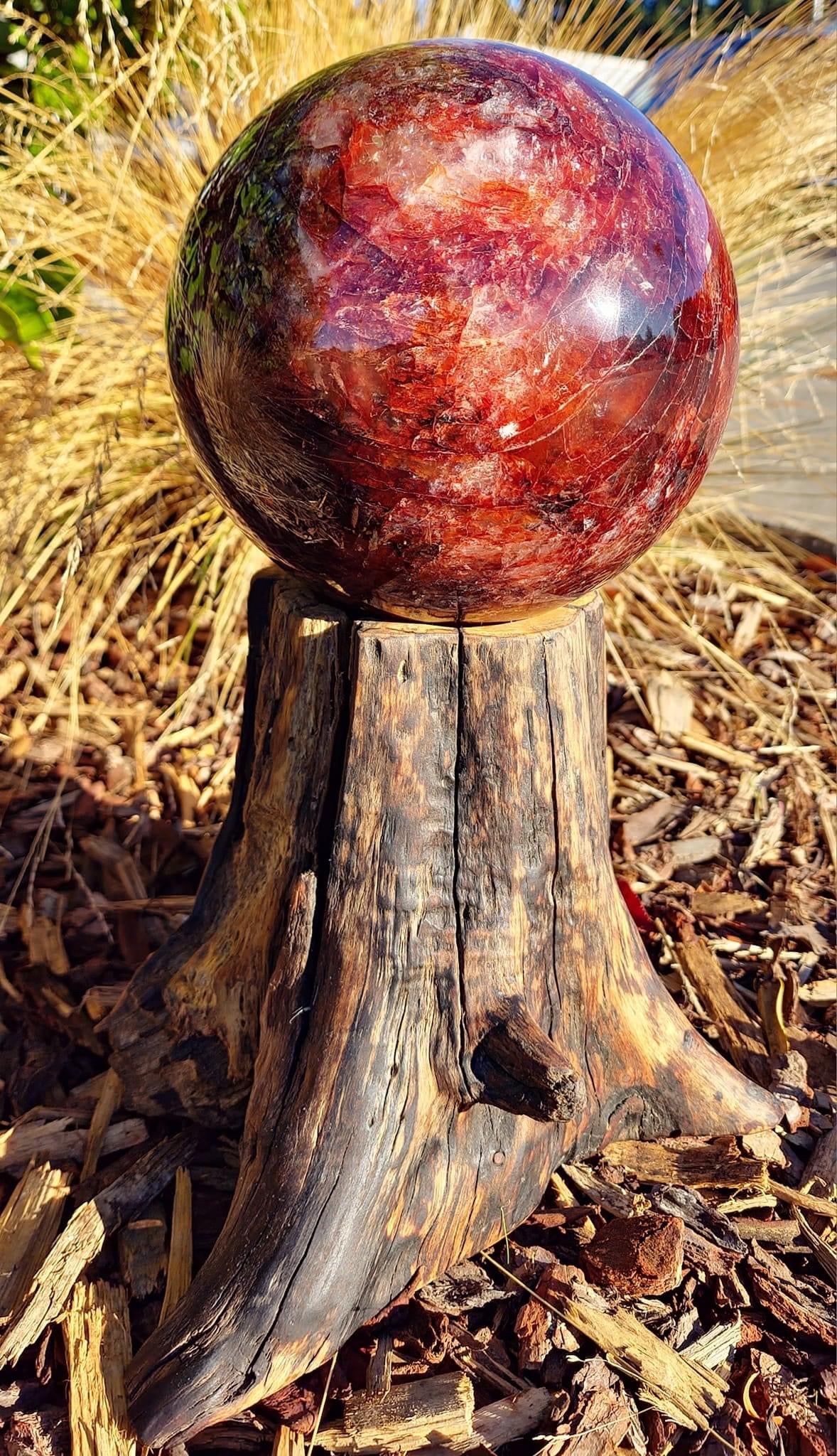 Fire Quartz Sphere (7558g)