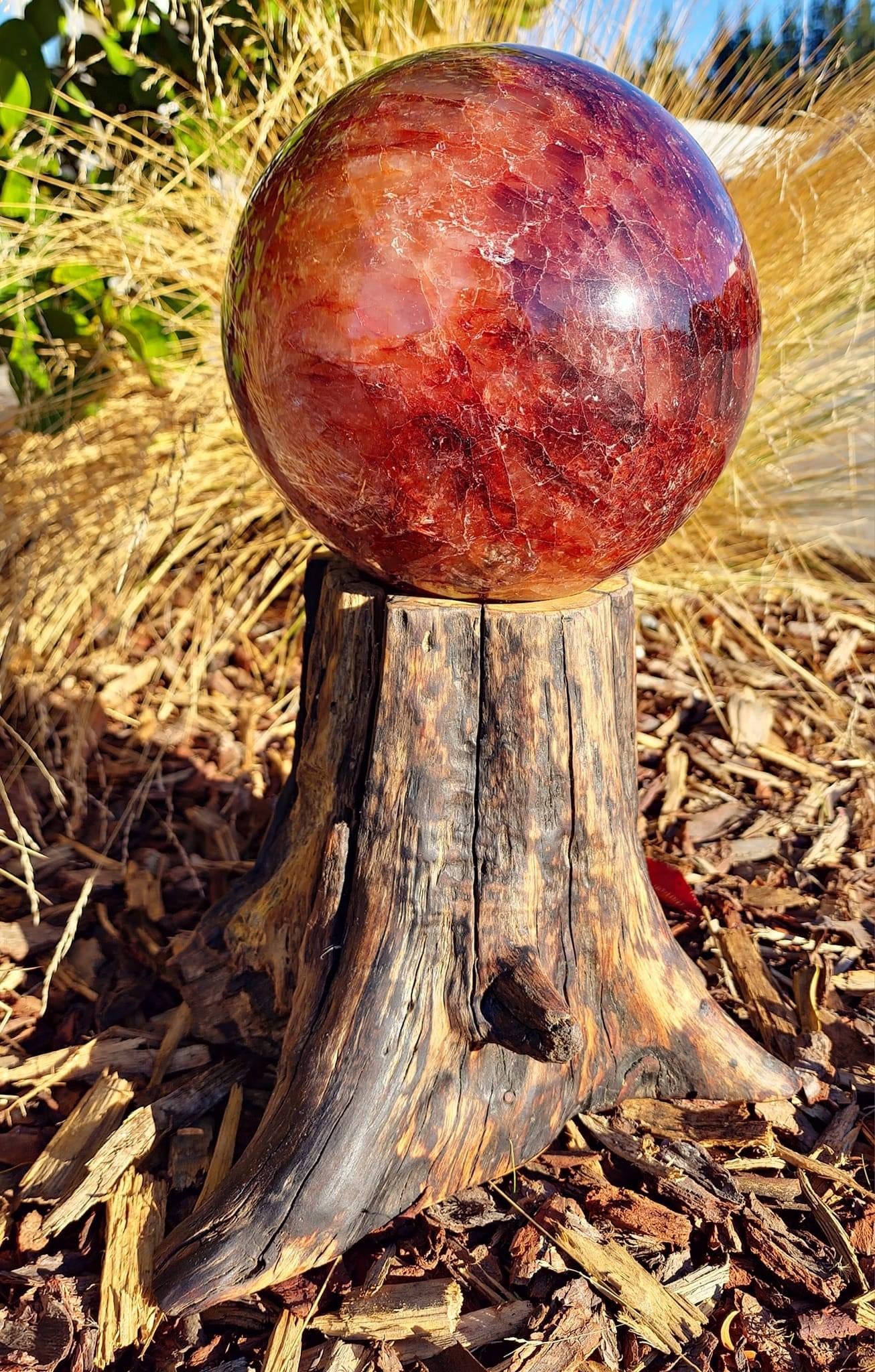 Fire Quartz Sphere (7558g)