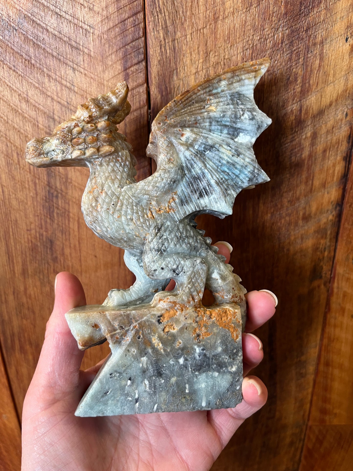 Caribbean Calcite Dragon (481g)