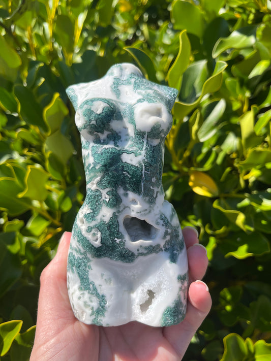 Moss Agate Body (685g)