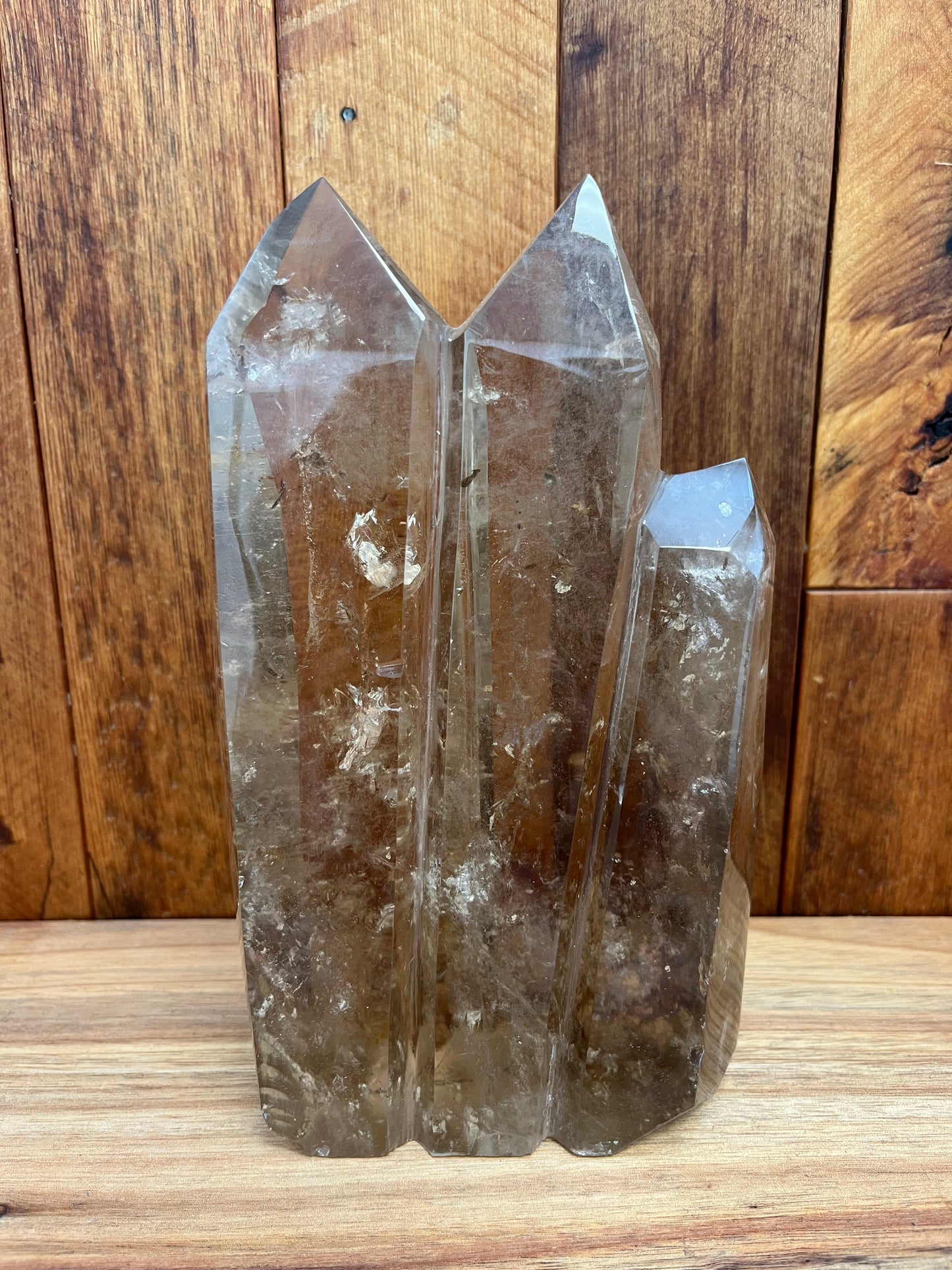 Smokey Quartz Triple Tower (1624g)