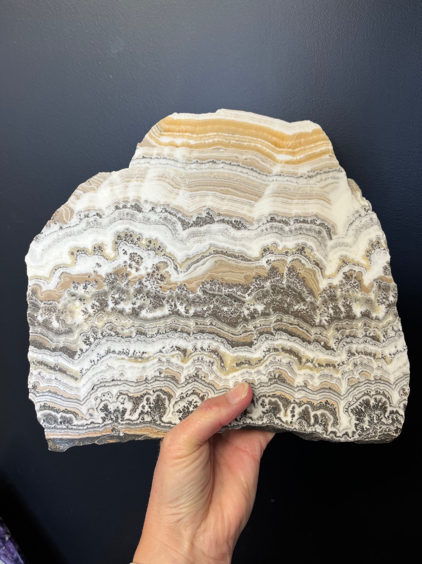 Orange Calcite Slab (2861g)