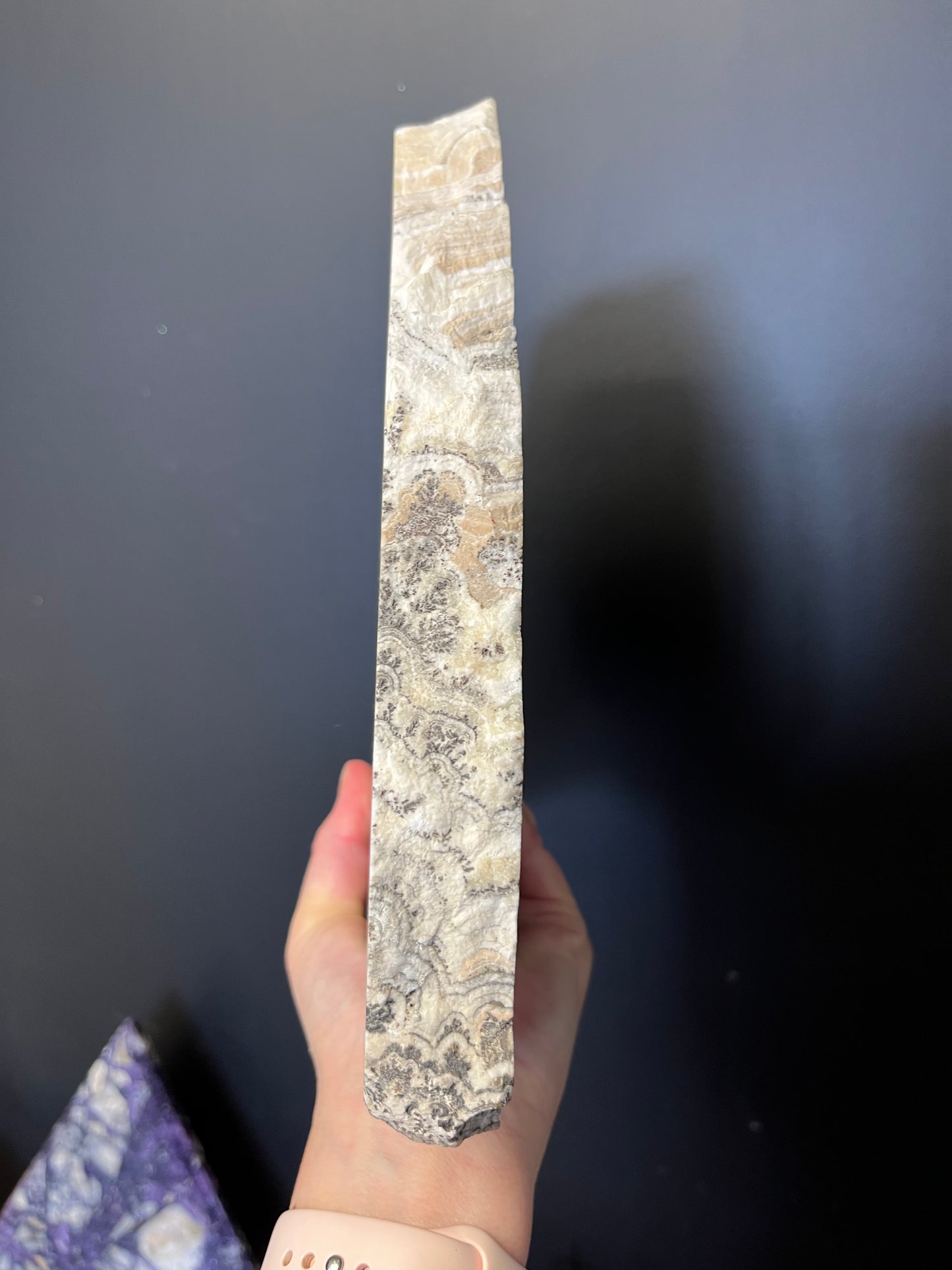 Orange Calcite Slab (2861g)