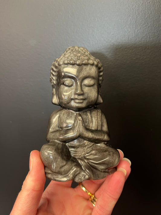 Obsidian Sheen Buddha (485g)