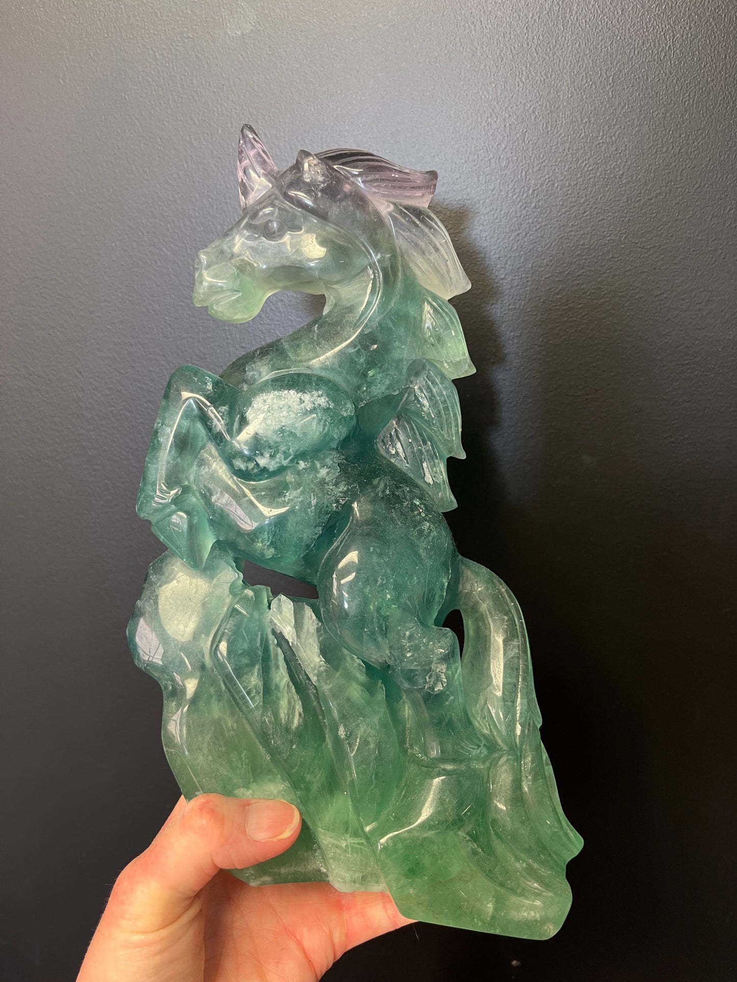 Fluorite Unicorn (2802g)