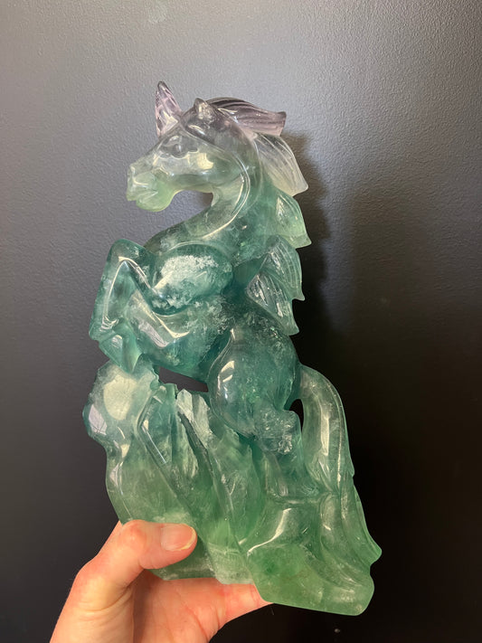 Fluorite Unicorn (2802g)