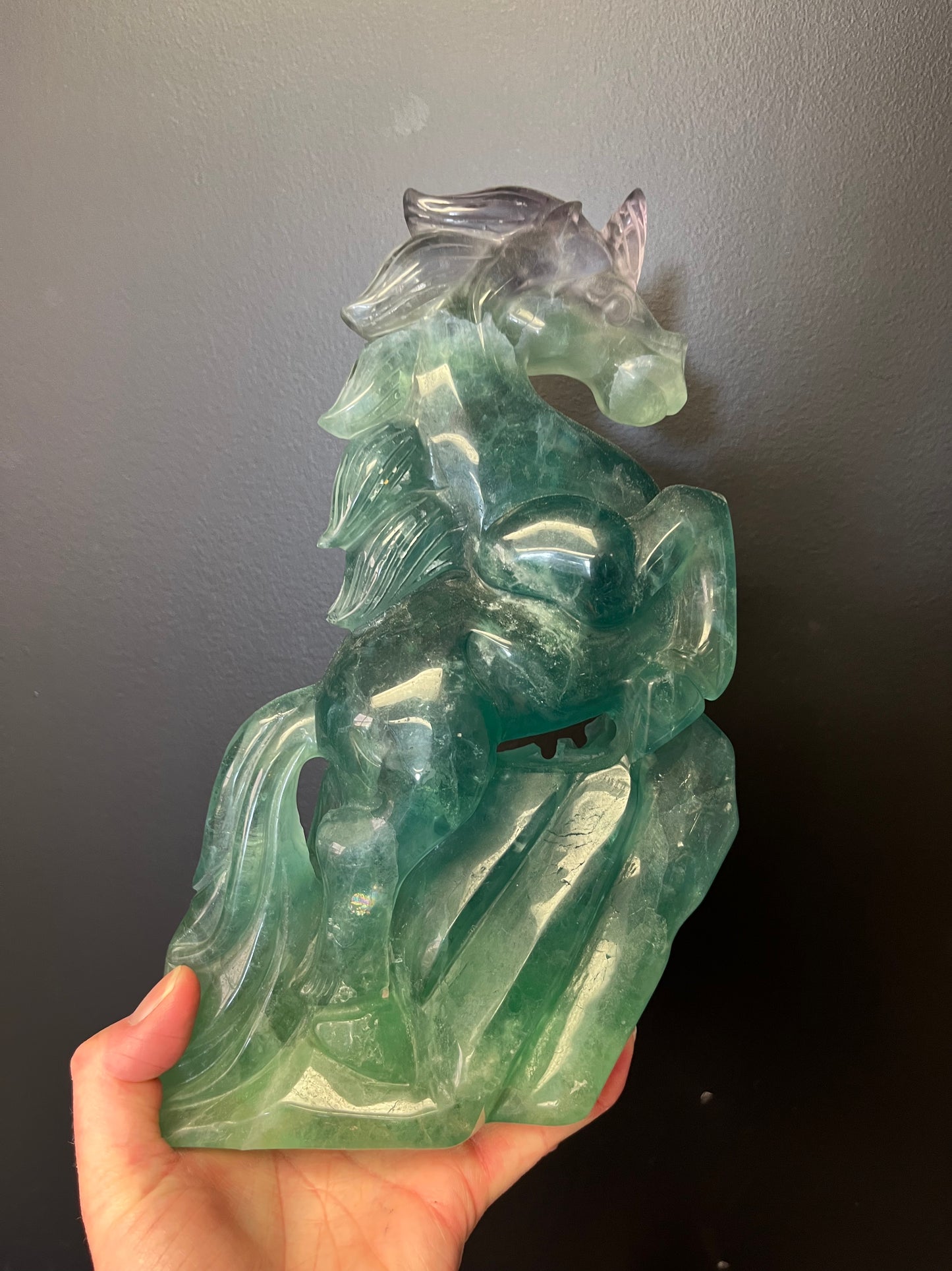 Fluorite Unicorn (2802g)