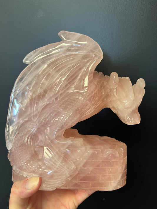 Rose Quartz Dragon (3011g)