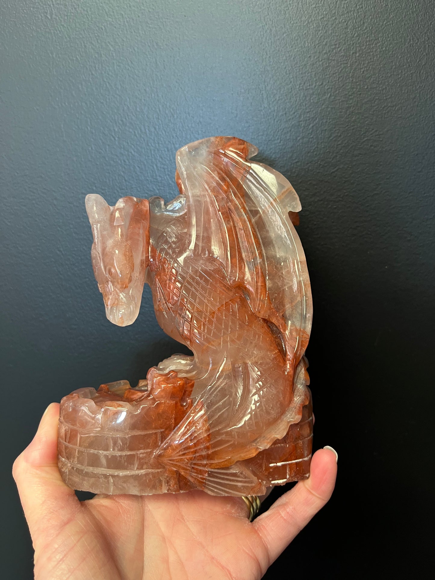 Fire Quartz Dragon (977g)