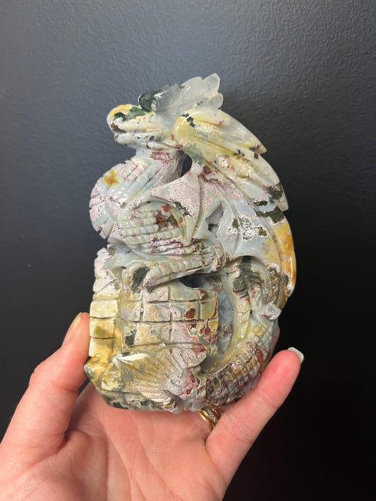Ocean Jasper Dragon (601g)